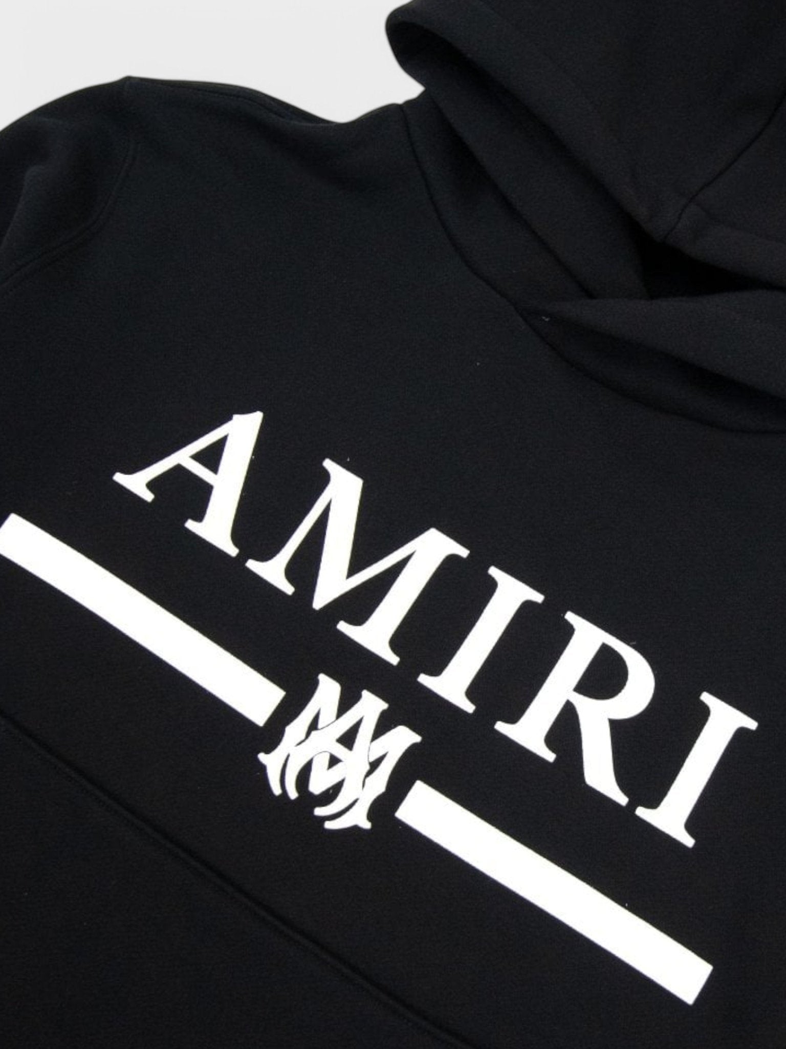 Amiri Ma Bar Logo Hoodie Black - Supplied FashionAmiri