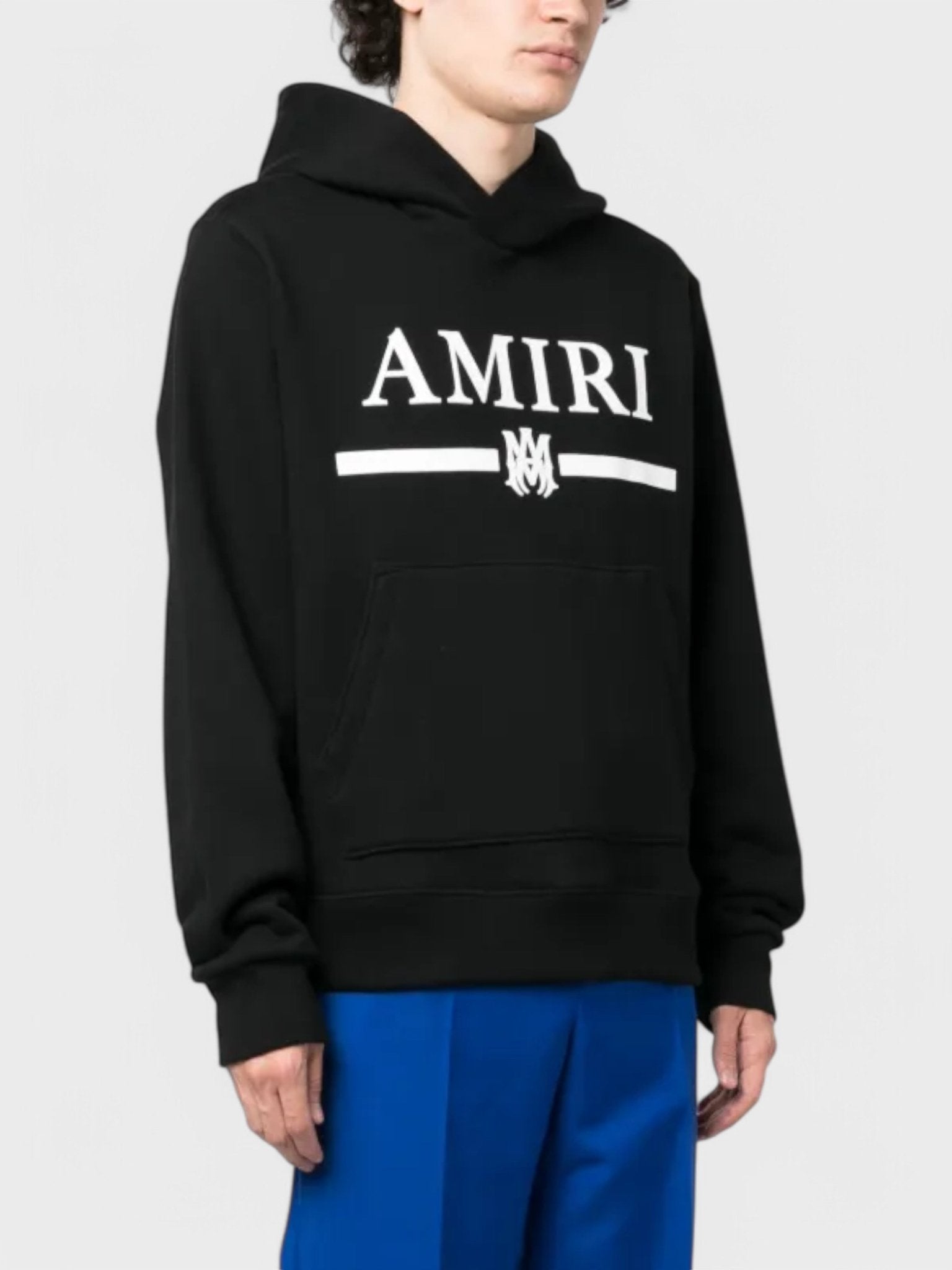 Amiri Ma Bar Logo Hoodie Black - Supplied FashionAmiri