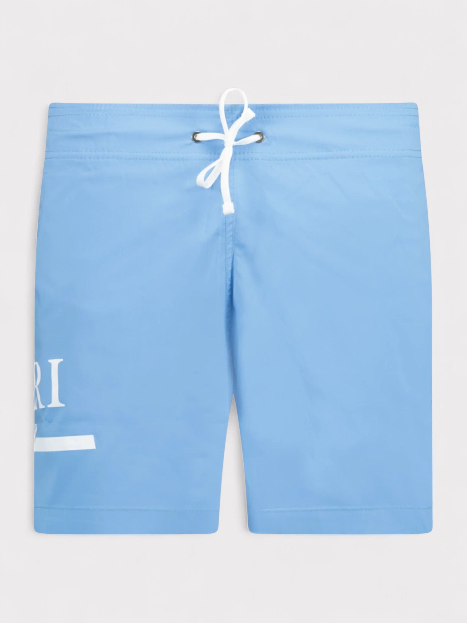 Amiri MA Bar Logo Swim Trunks Carolina Blue - Supplied FashionAmiri