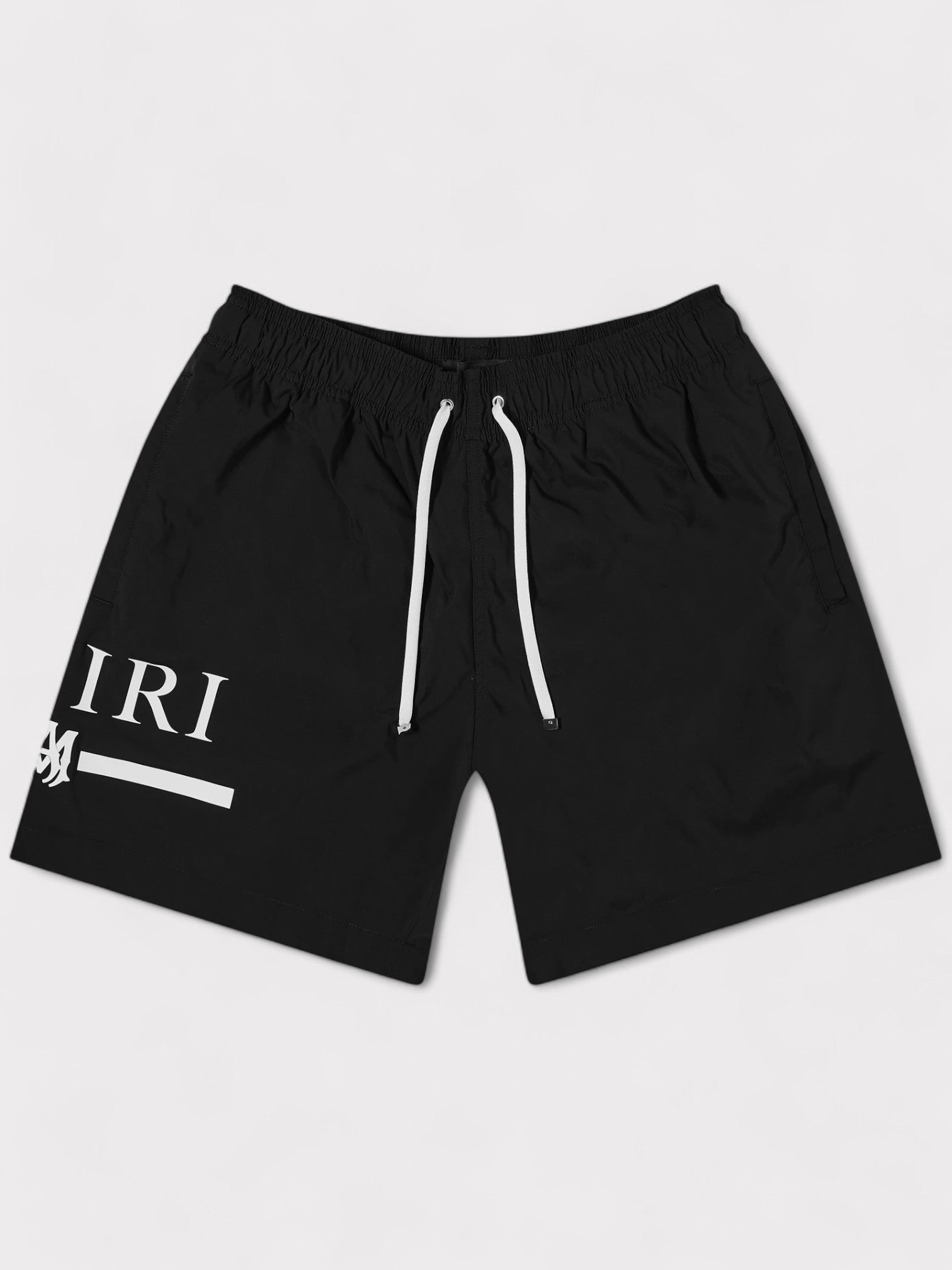 Amiri MA Bar Logo Swimshorts Black - Supplied FashionAmiri