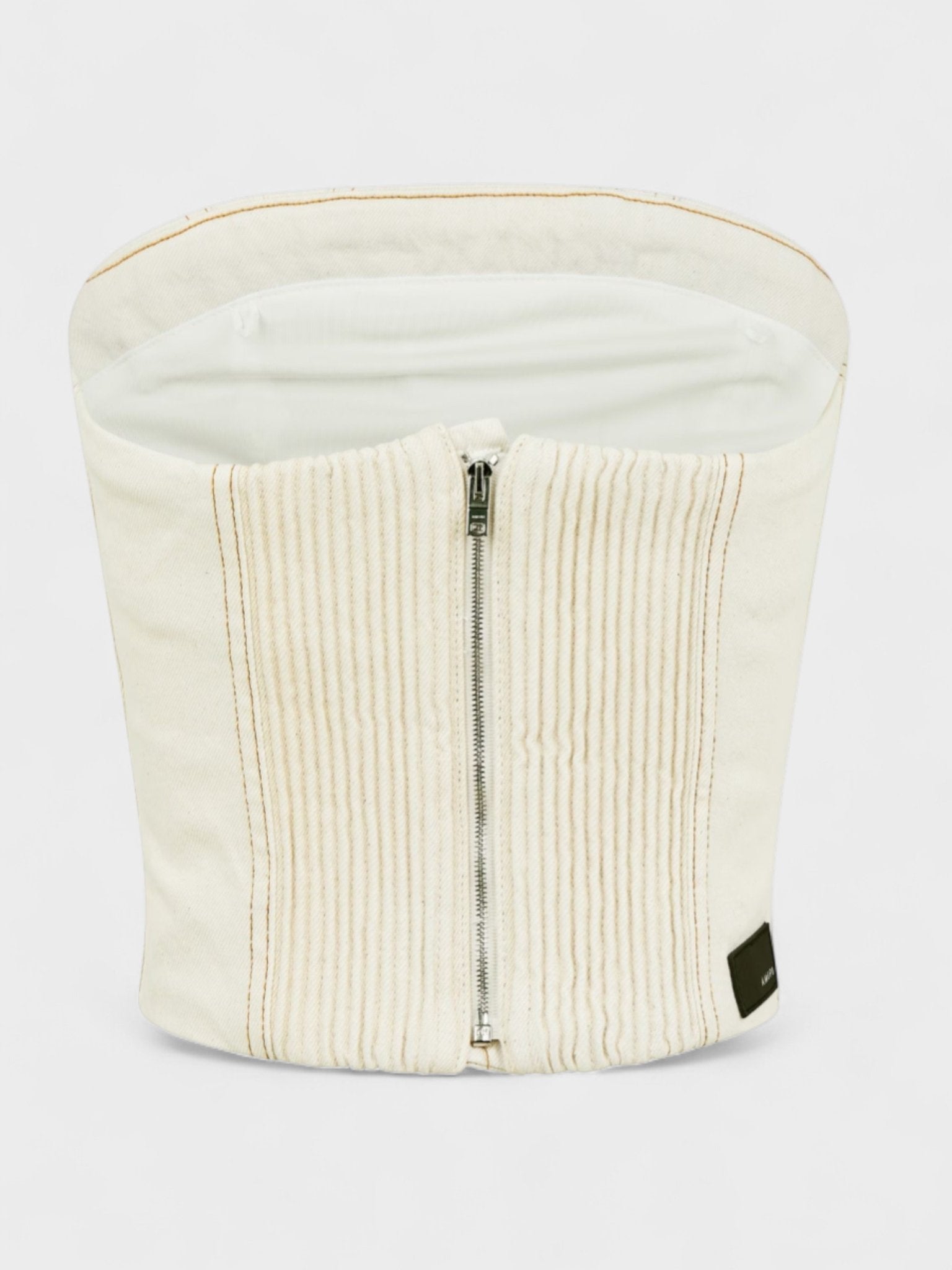 AMIRI Ma Bustier Bandeau Top Alabaster - Supplied FashionAmiri
