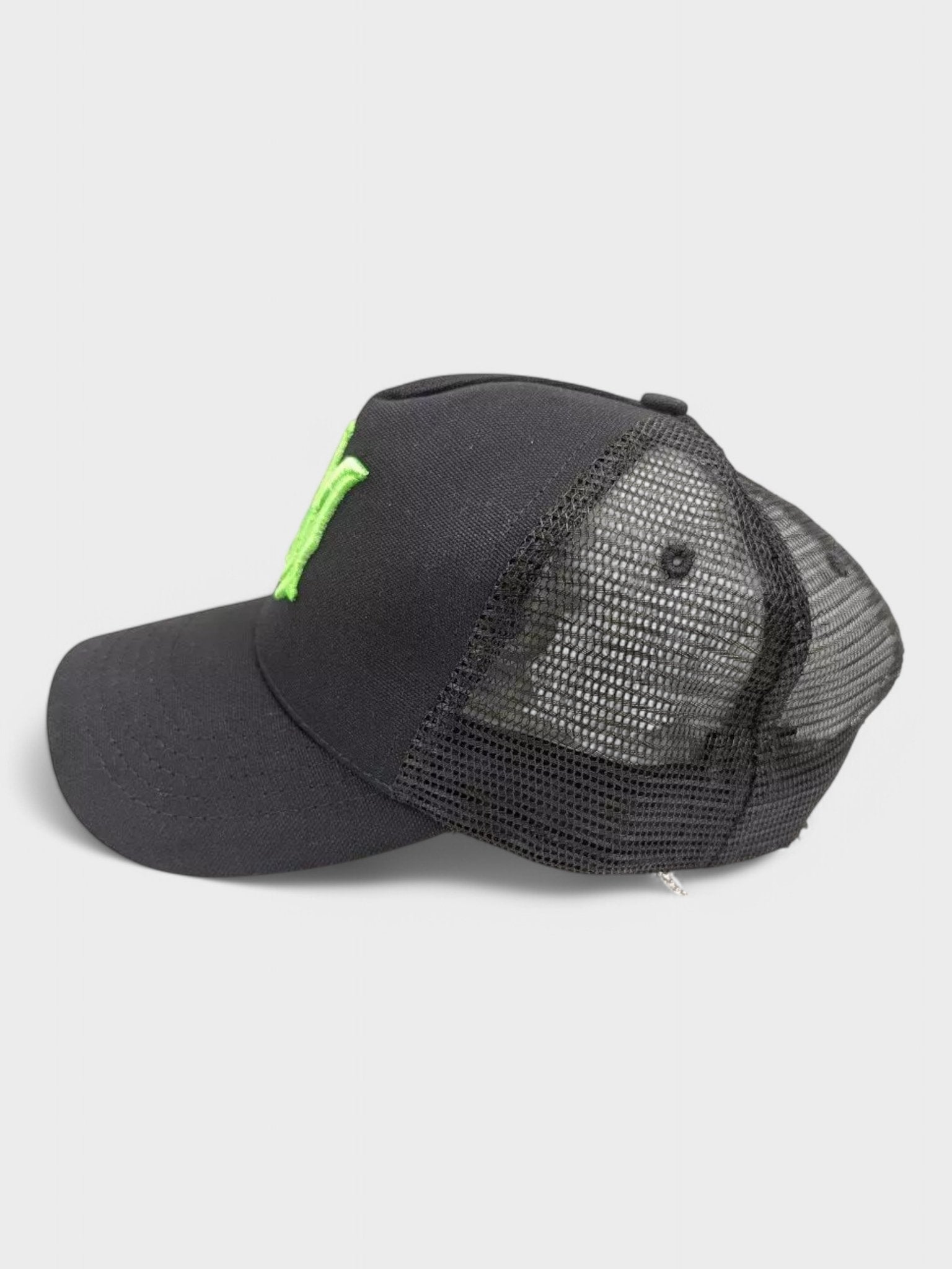 Amiri MA Logo Trucker Hat Black - Supplied FashionAmiri