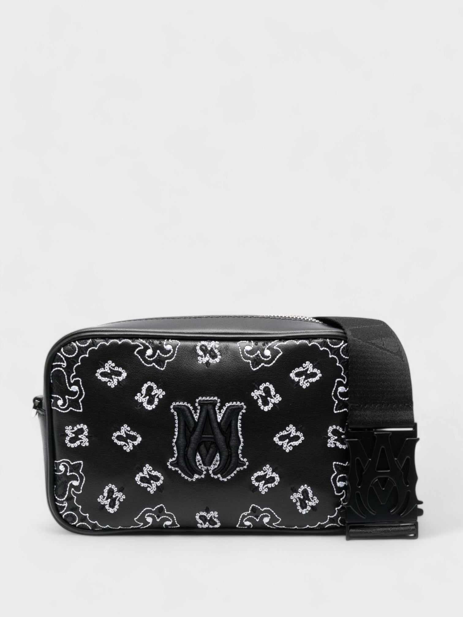 Amiri Nappa Embroidery Camera Case Black - Supplied FashionAmiri