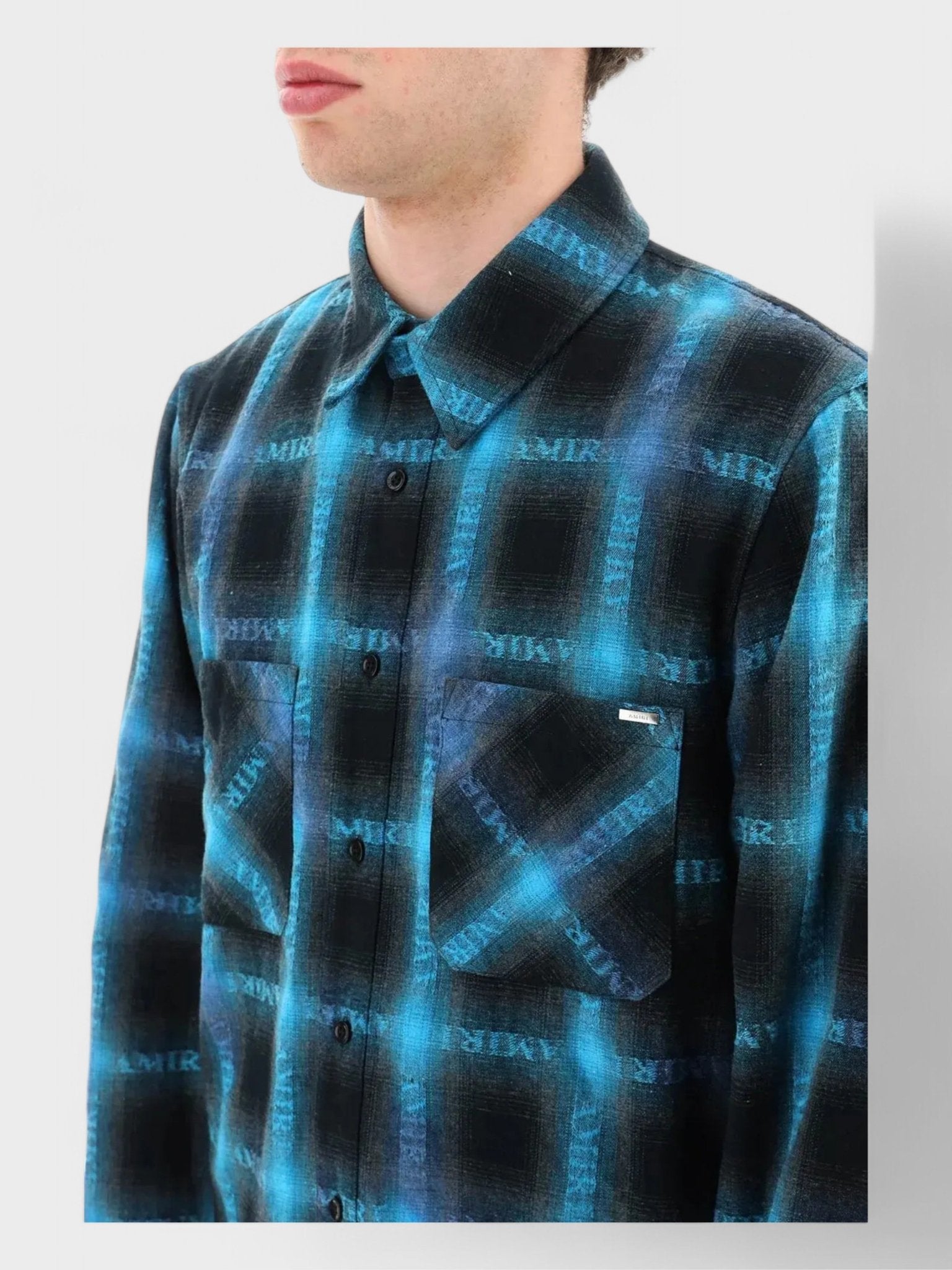 Amiri Plaid Shirt Blue - Supplied FashionAmiri