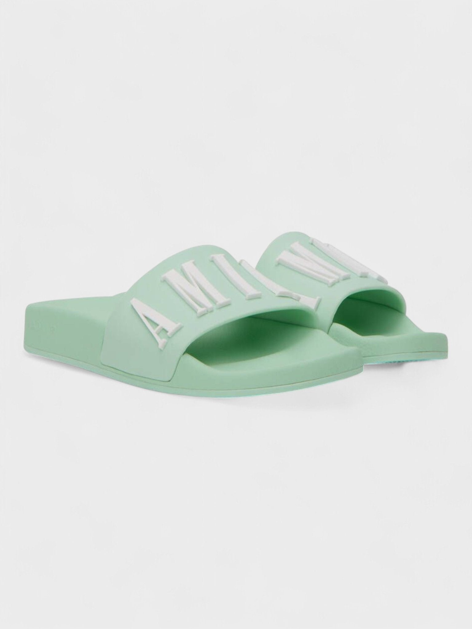Amiri Pool Slides Sage - Supplied FashionAmiri