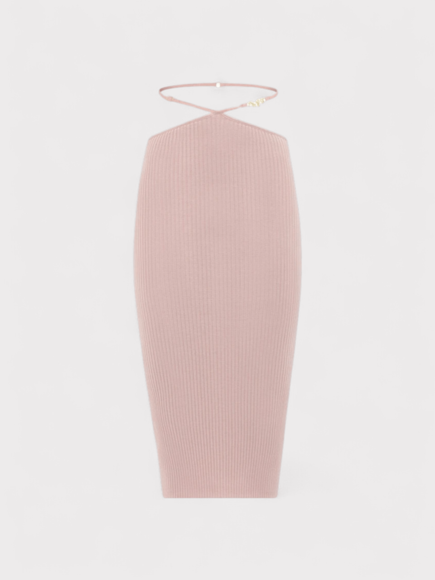 Amiri Ribbed Staggered Midi Skirt Pink - Supplied FashionAmiri