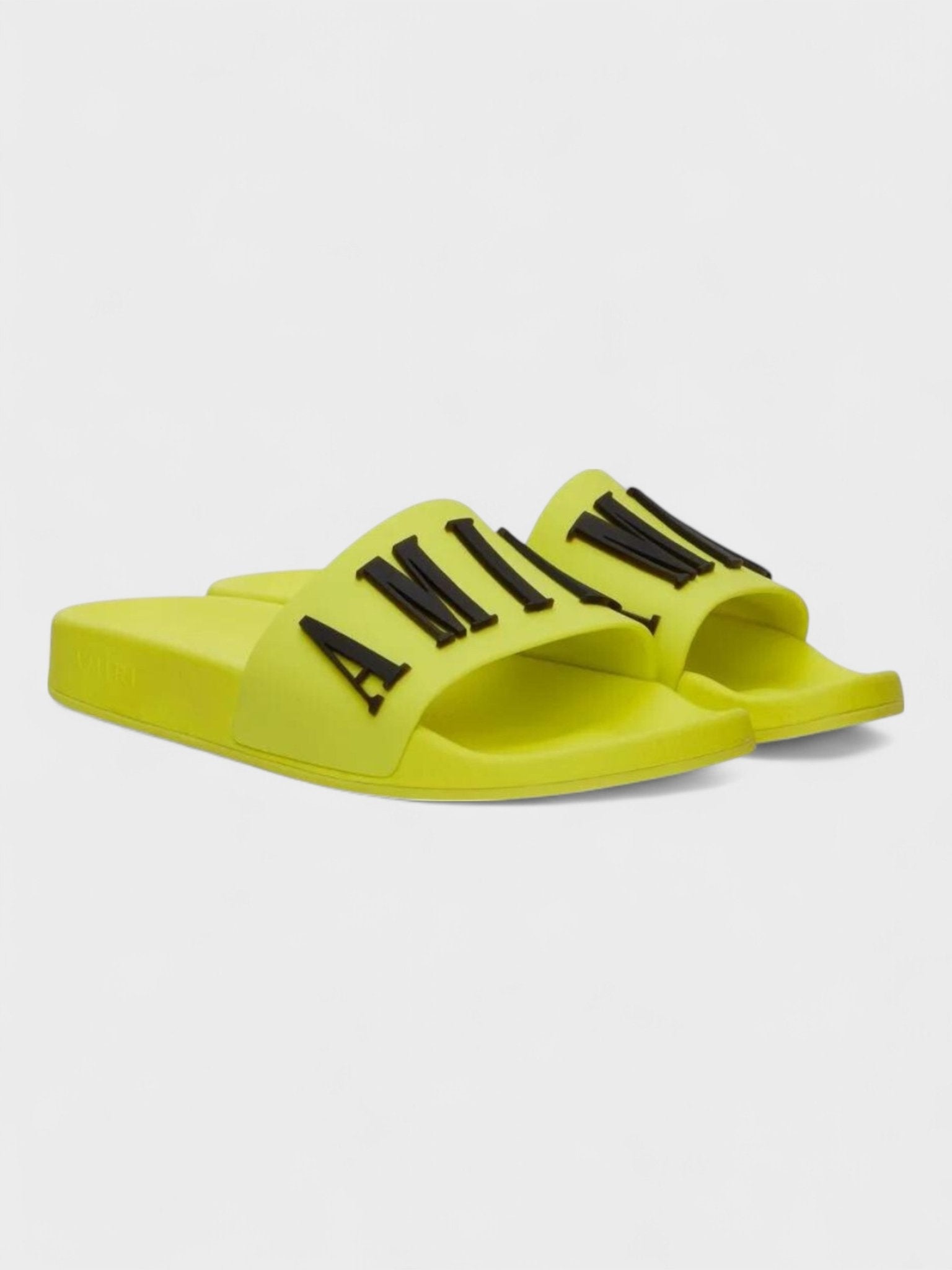 Amiri Rubber Classic Logo Pool Slide Volt - Supplied FashionAmiri