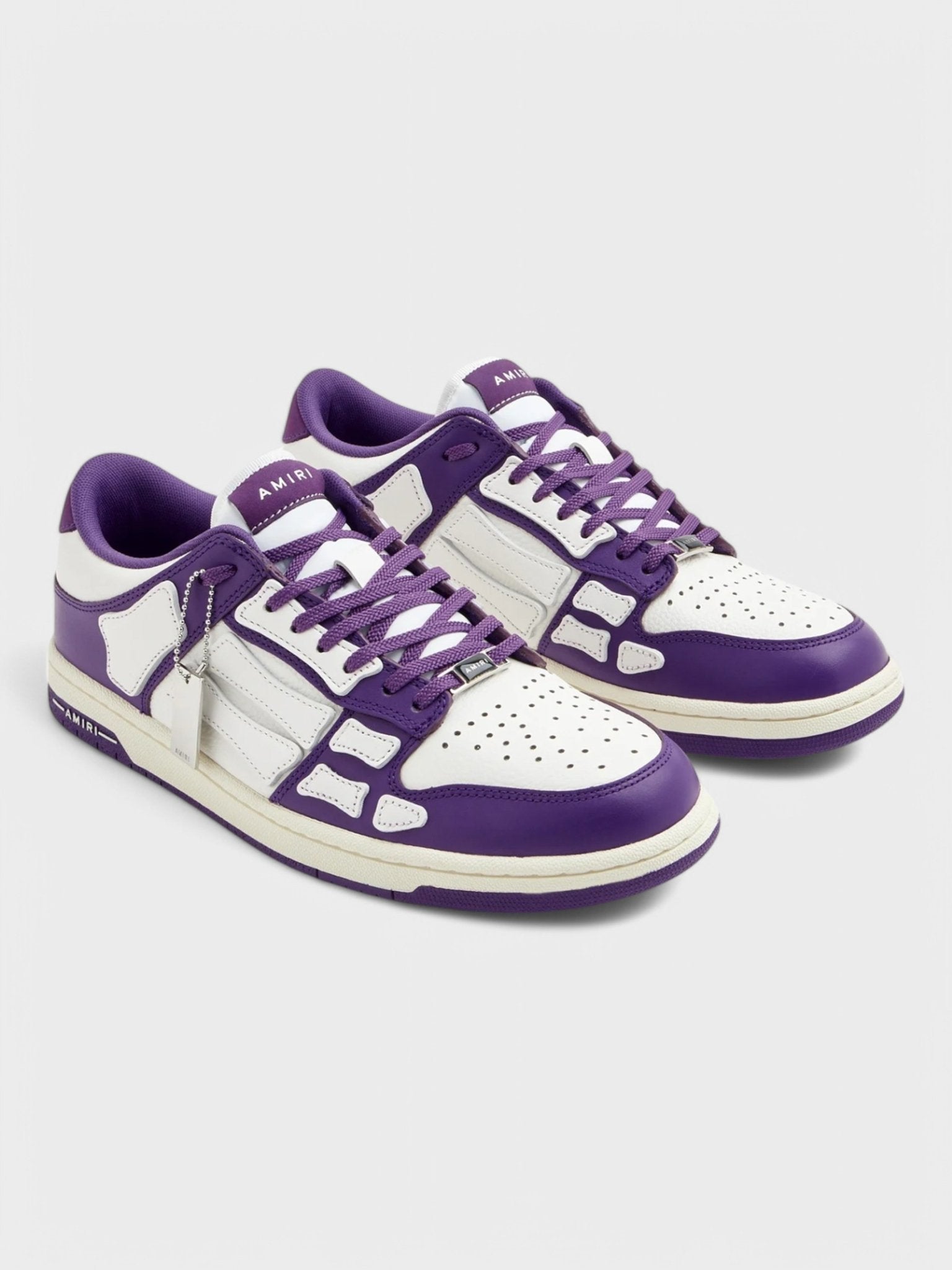 Amiri Skel Low Top Low Purple White - Supplied FashionAMIRI