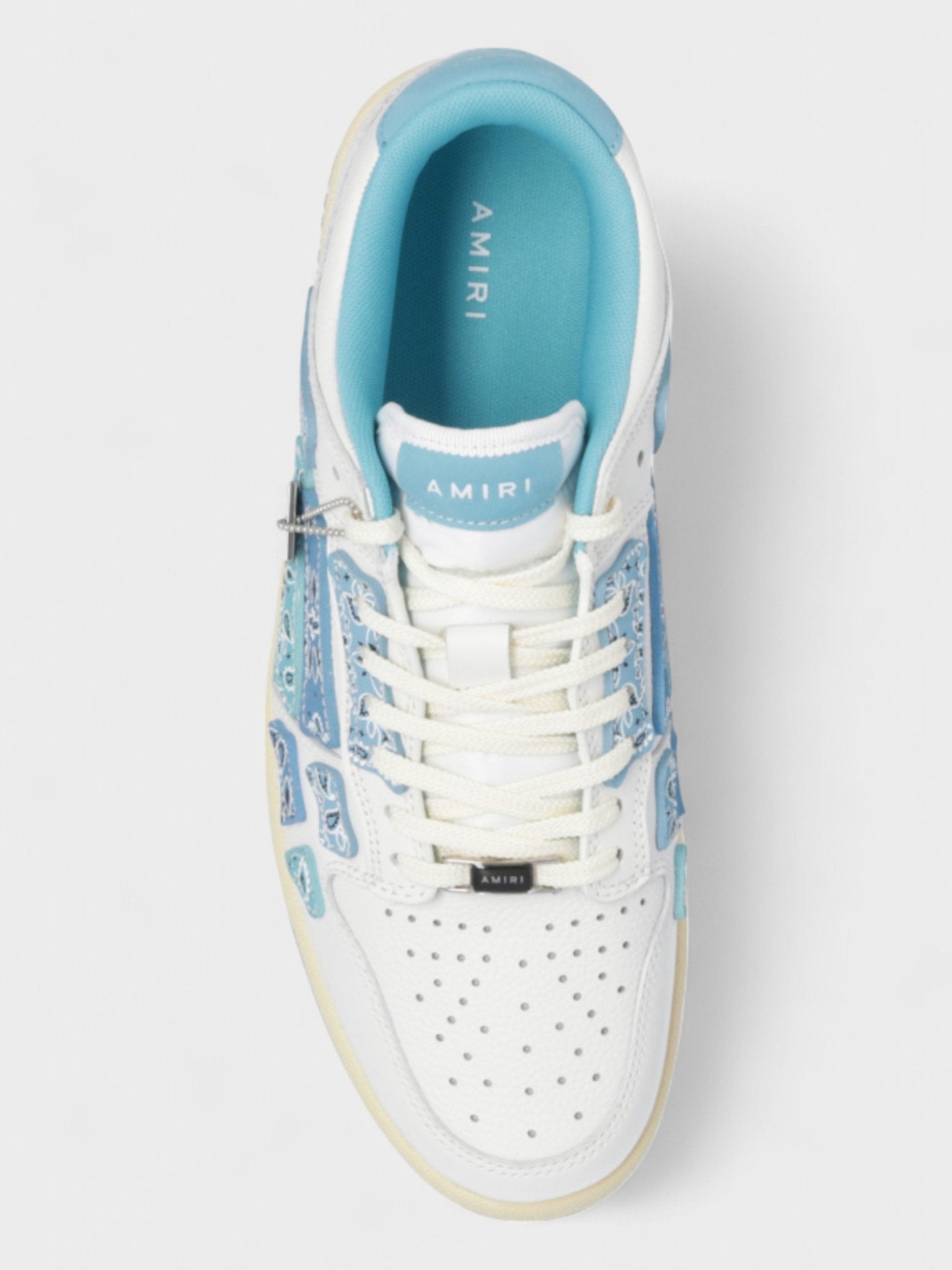 Amiri Skel Top Low 'Bandana - White Blue' - Supplied FashionAmiri