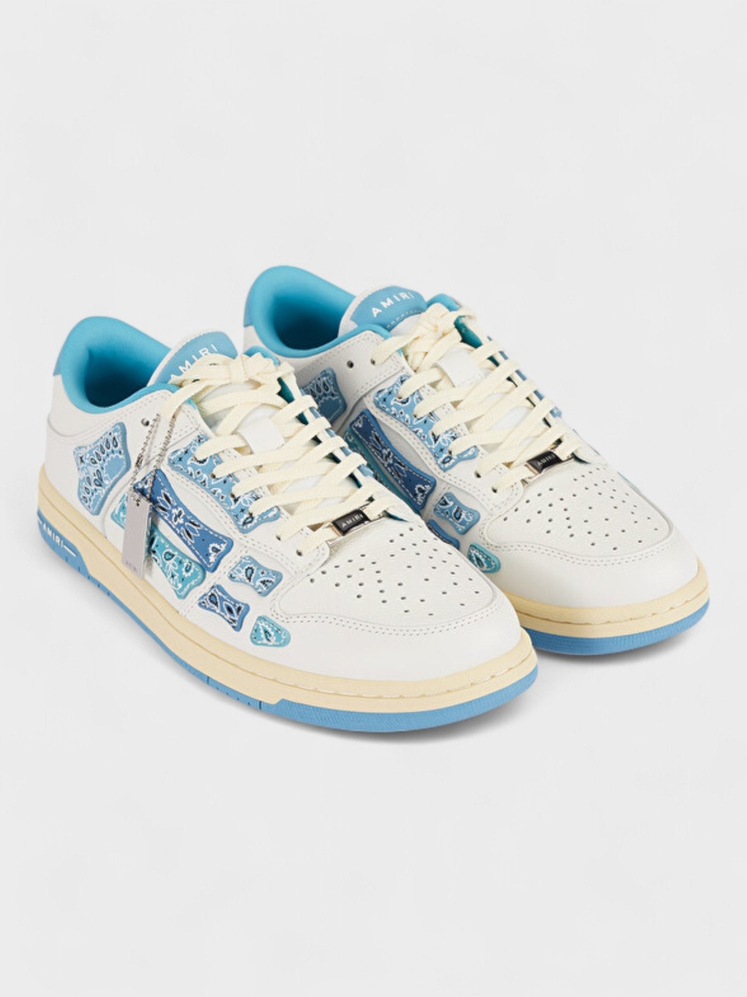 Amiri Skel Top Low 'Bandana - White Blue' - Supplied FashionAmiri