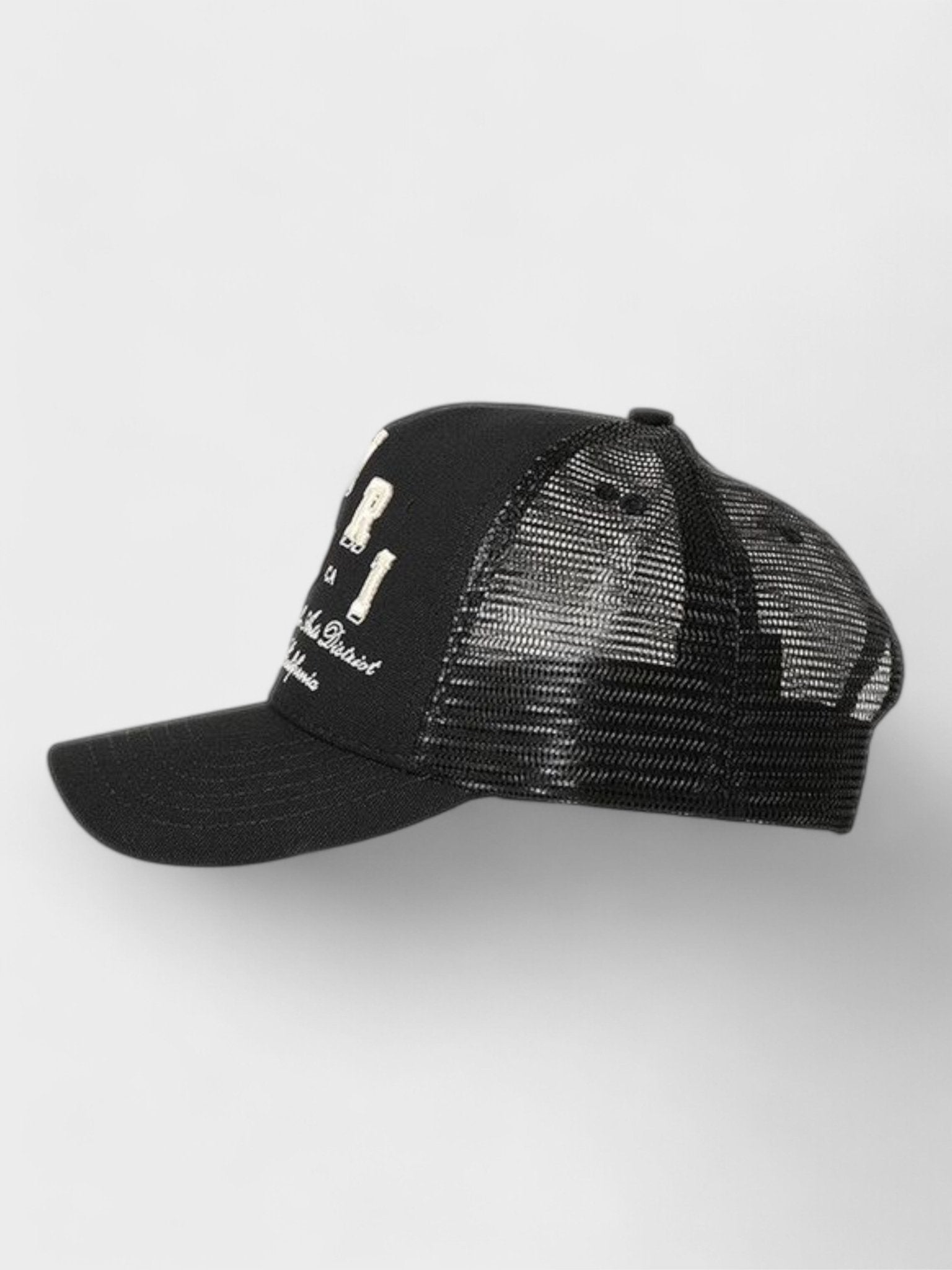 Amiri Varsity Trucker Cap Black - Supplied FashionAmiri