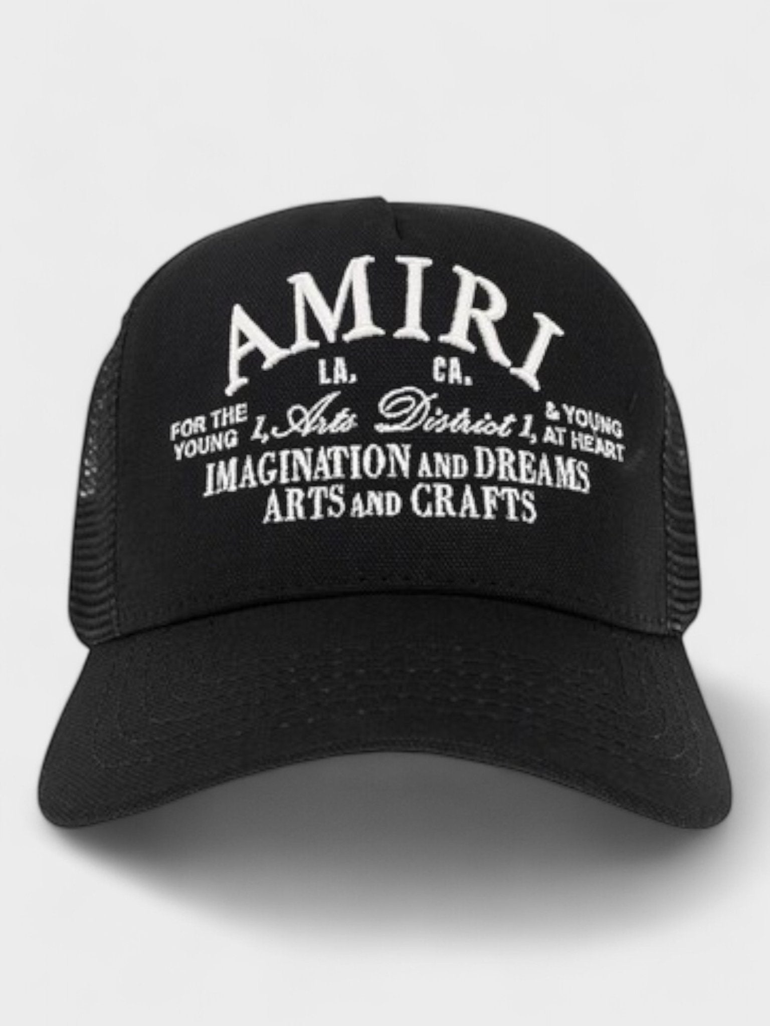 Amiri Varsity Trucker Cap Black - Supplied FashionAmiri