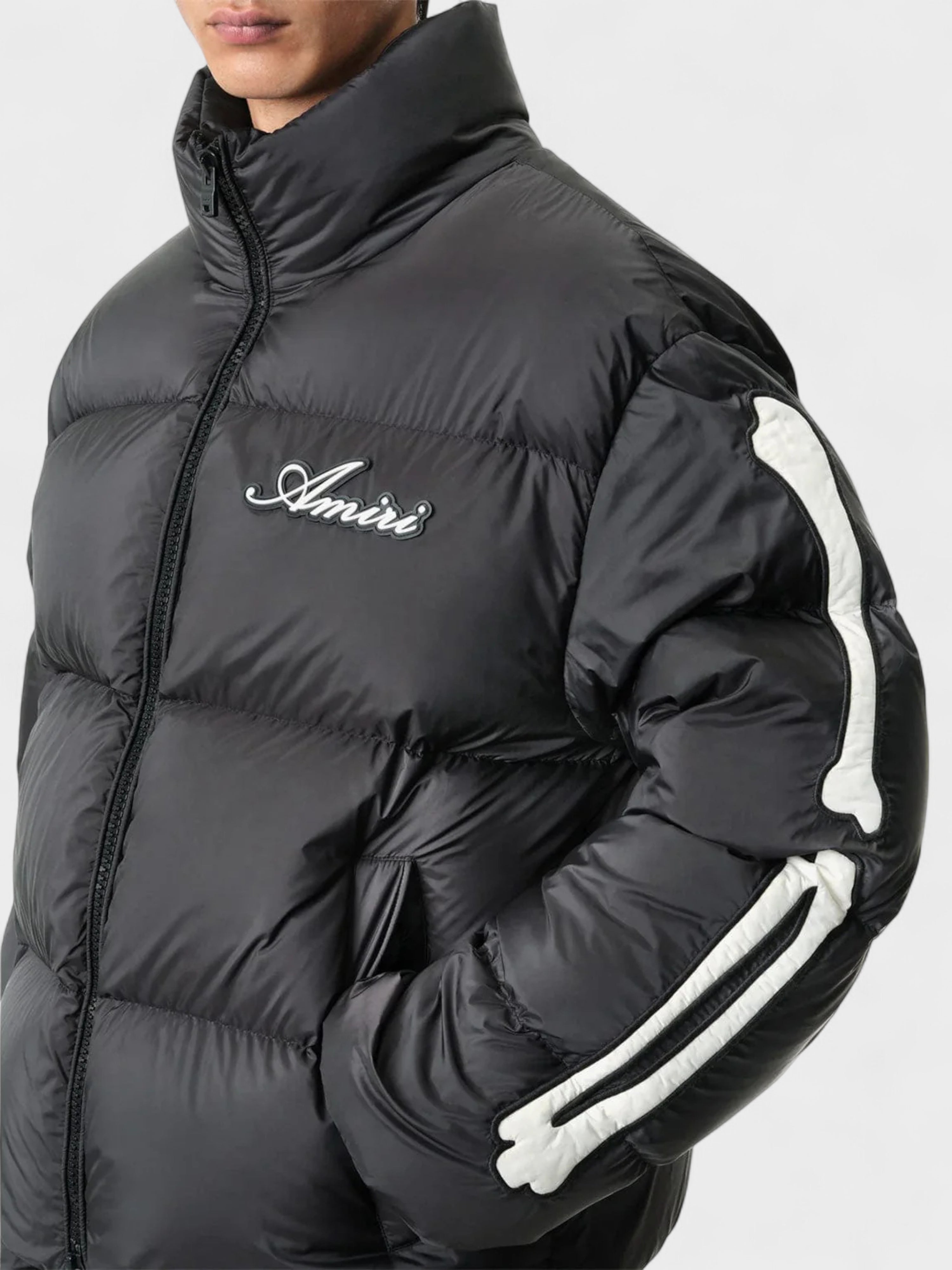 Amiri Bones Down Puffer Jacket Black