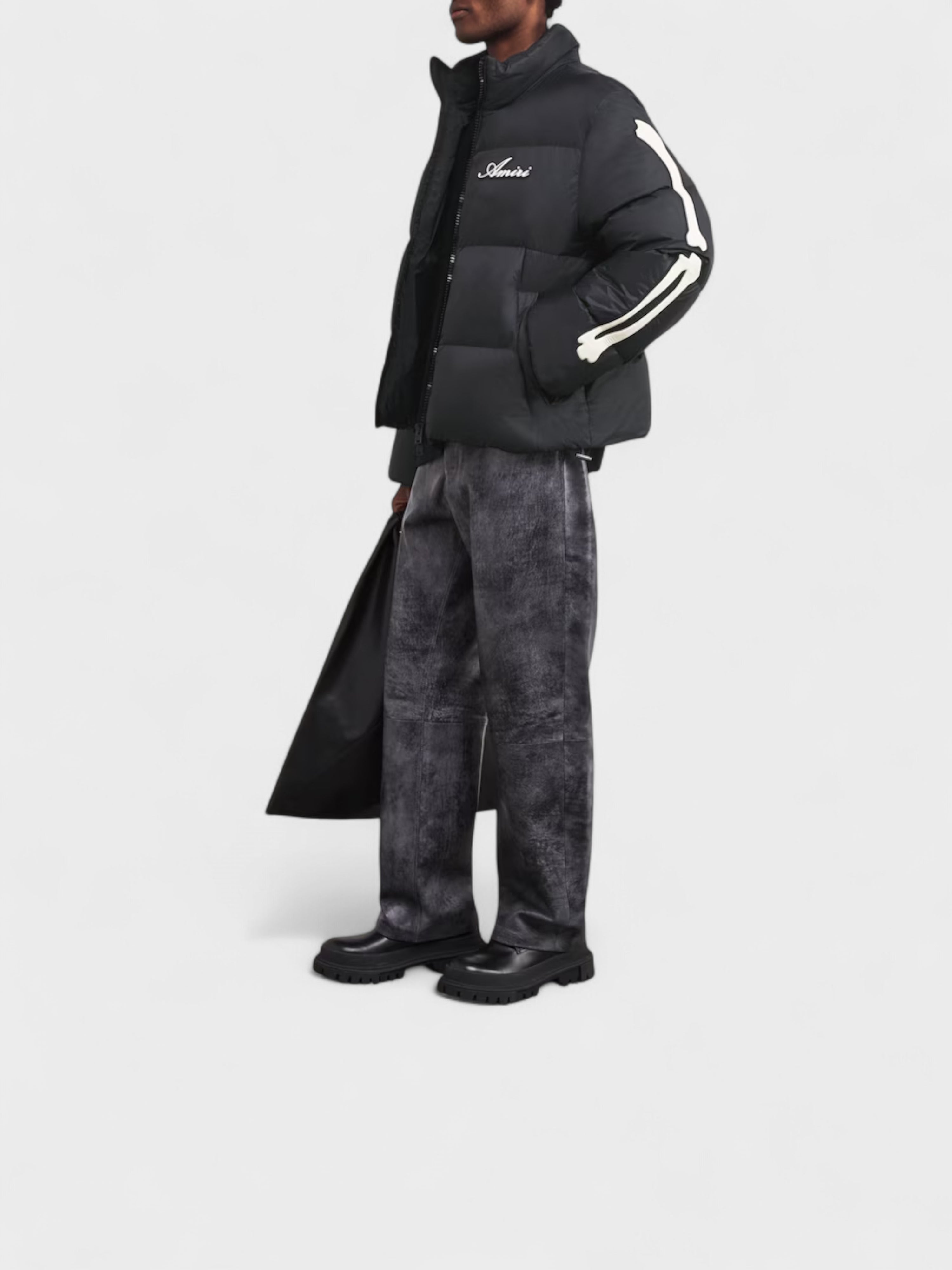 Amiri Bones Down Puffer Jacket Black