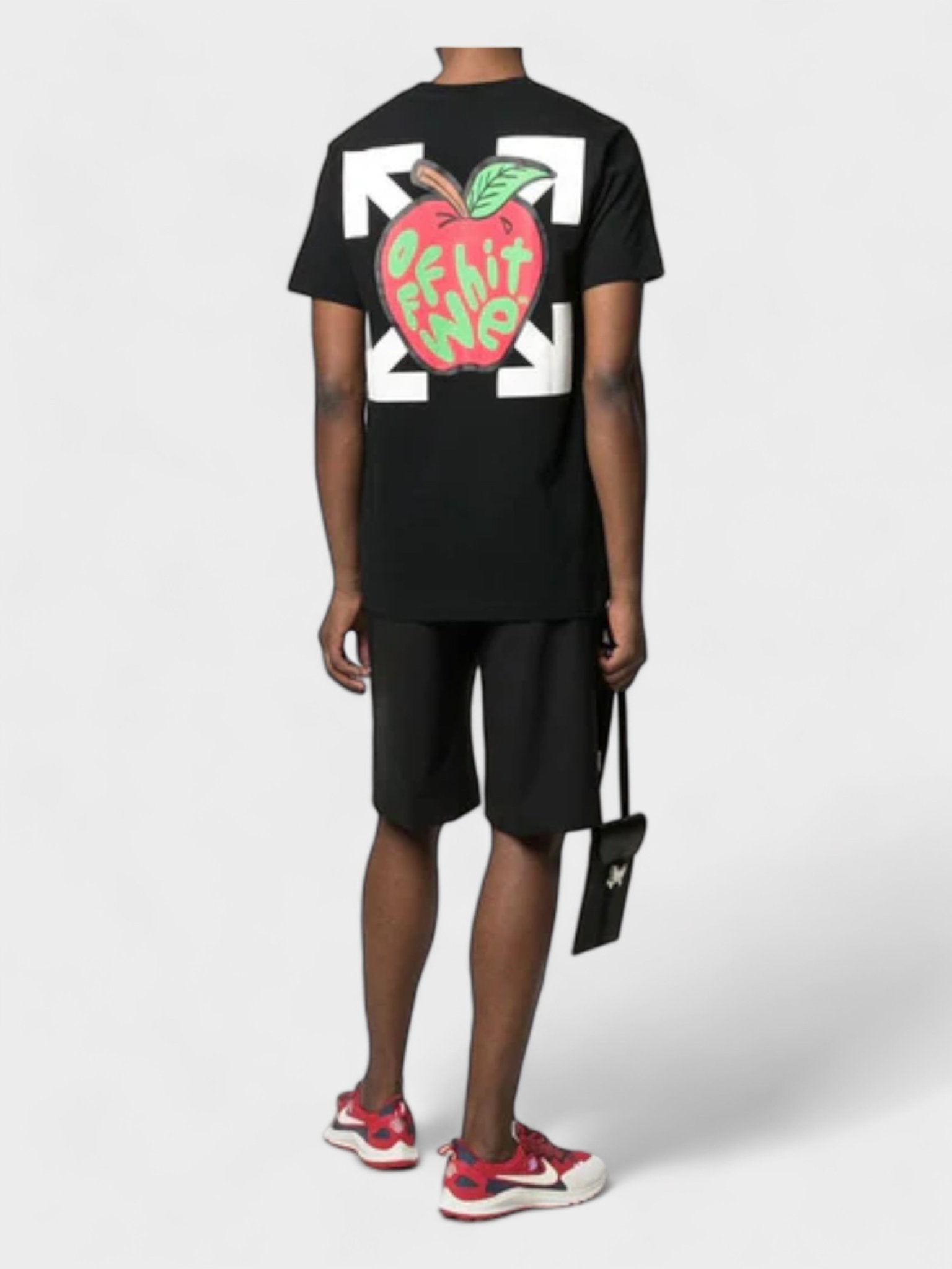 APPLE S/S SLIM TEE - Supplied FashionOff - White