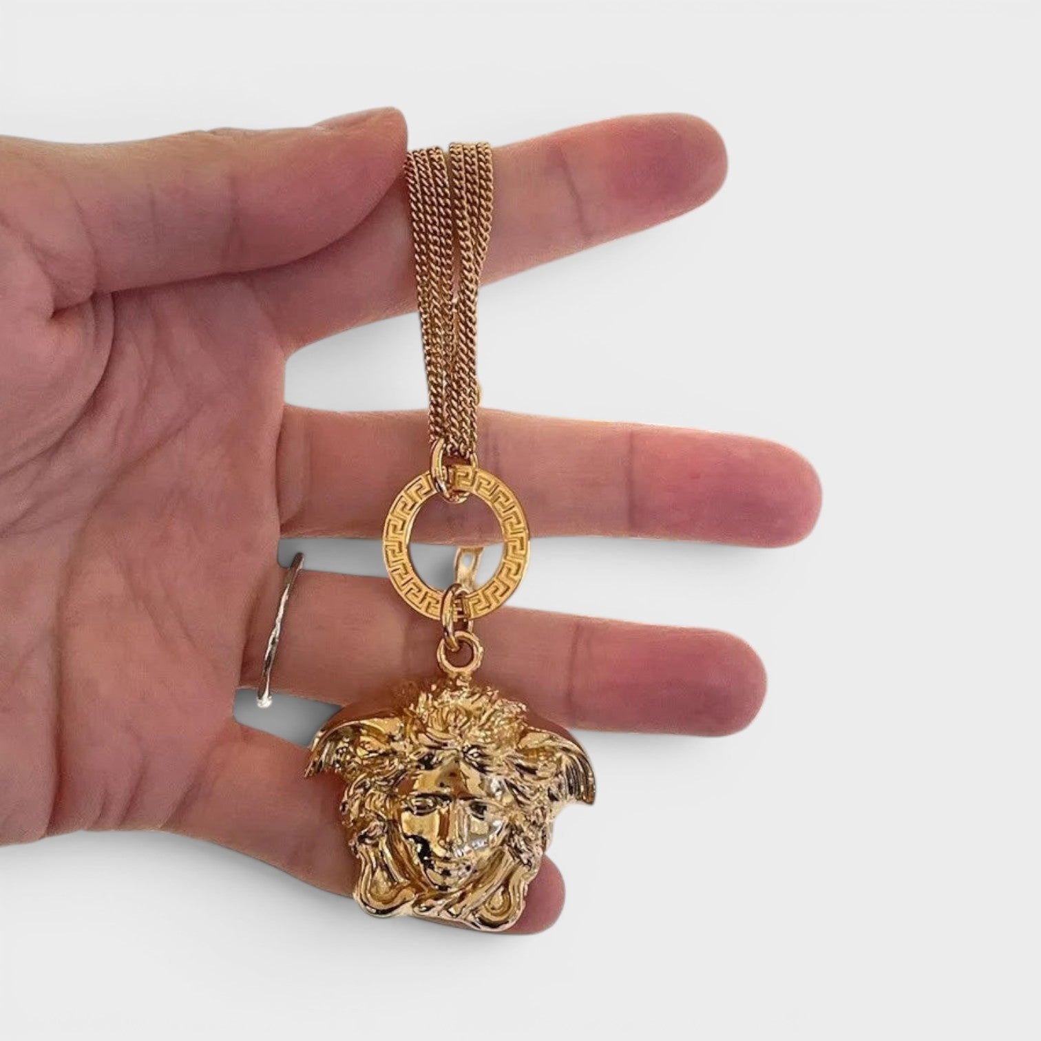 Medusa Head Bracelet Gold Tone