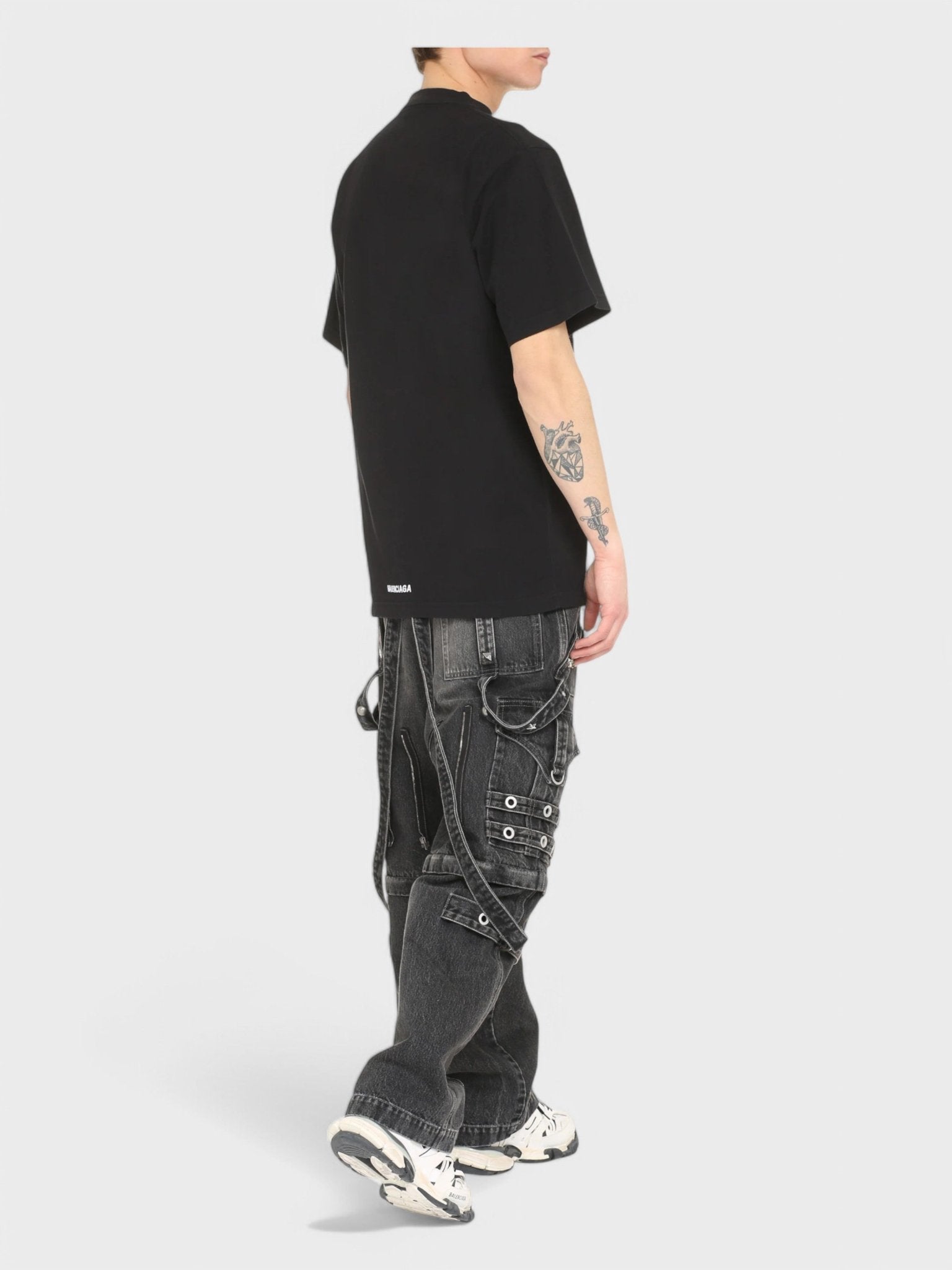 Balenciaga Back Hem Long Boxy Fit T-Shirt - Supplied FashionBalenciaga