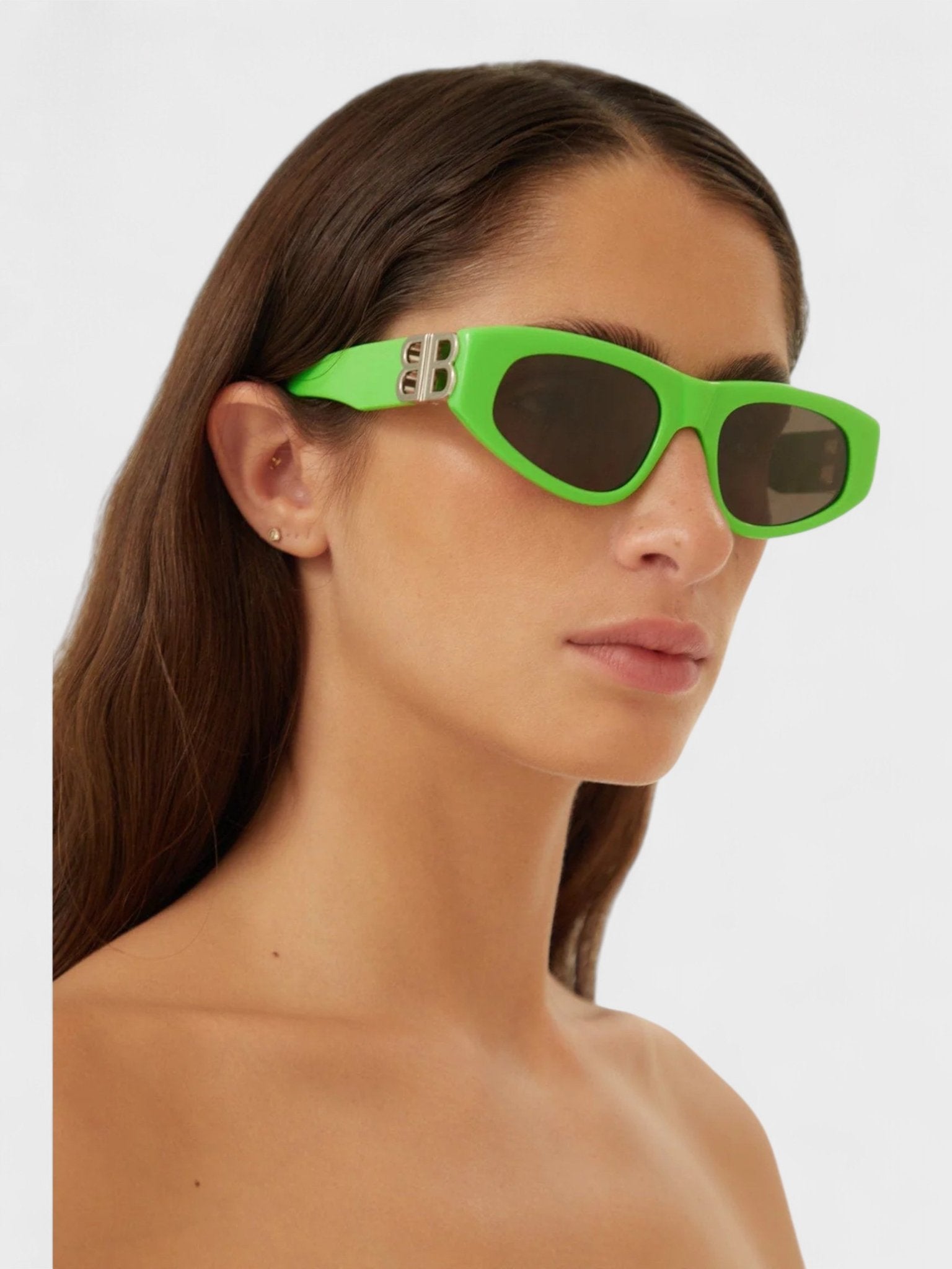 Balenciaga Cat Eye Sunglasses Green - Supplied FashionBalenciaga