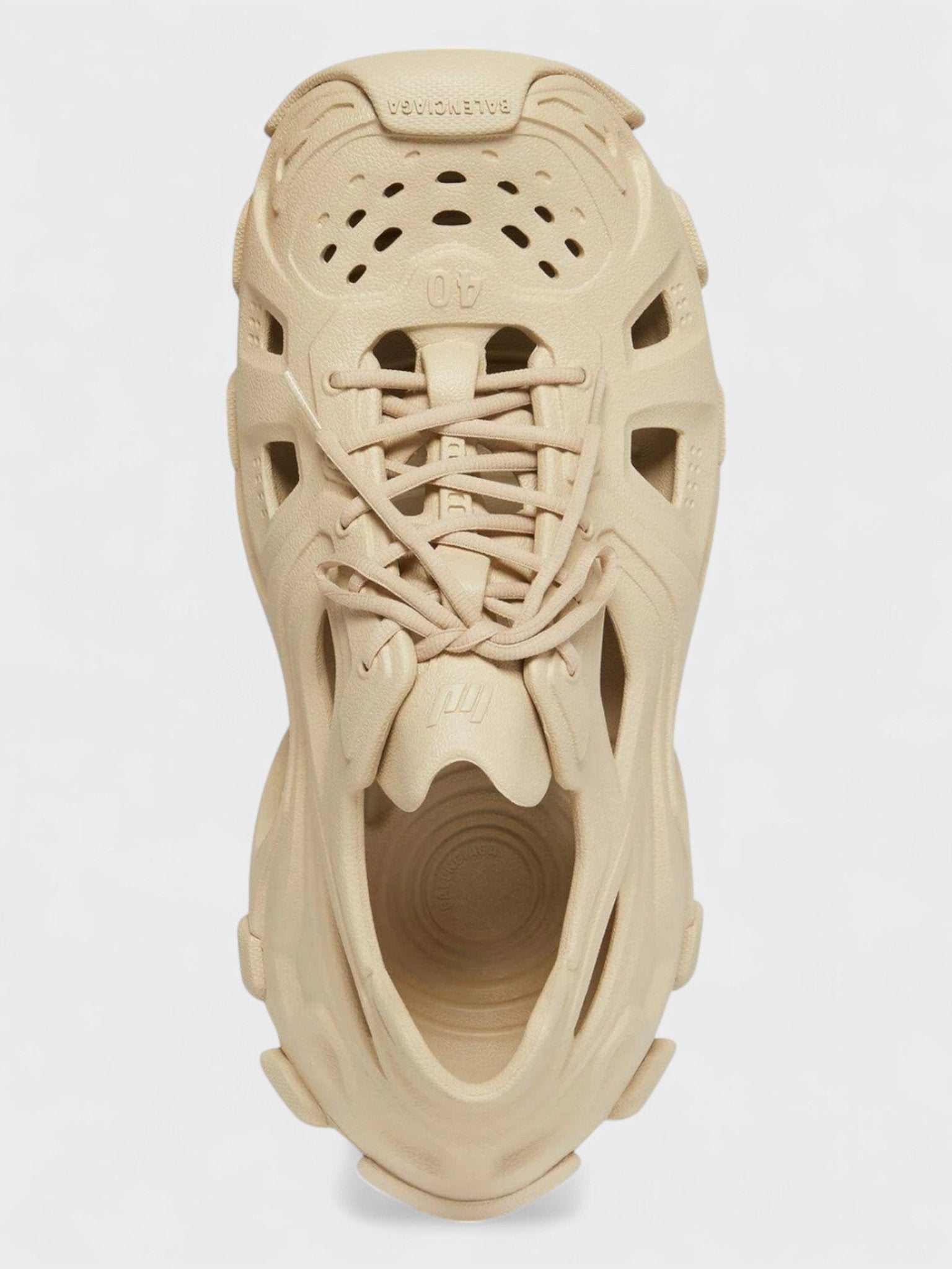 Balenciaga HD Caged Lace Up Sneakers Taupe - Supplied FashionBalenciaga