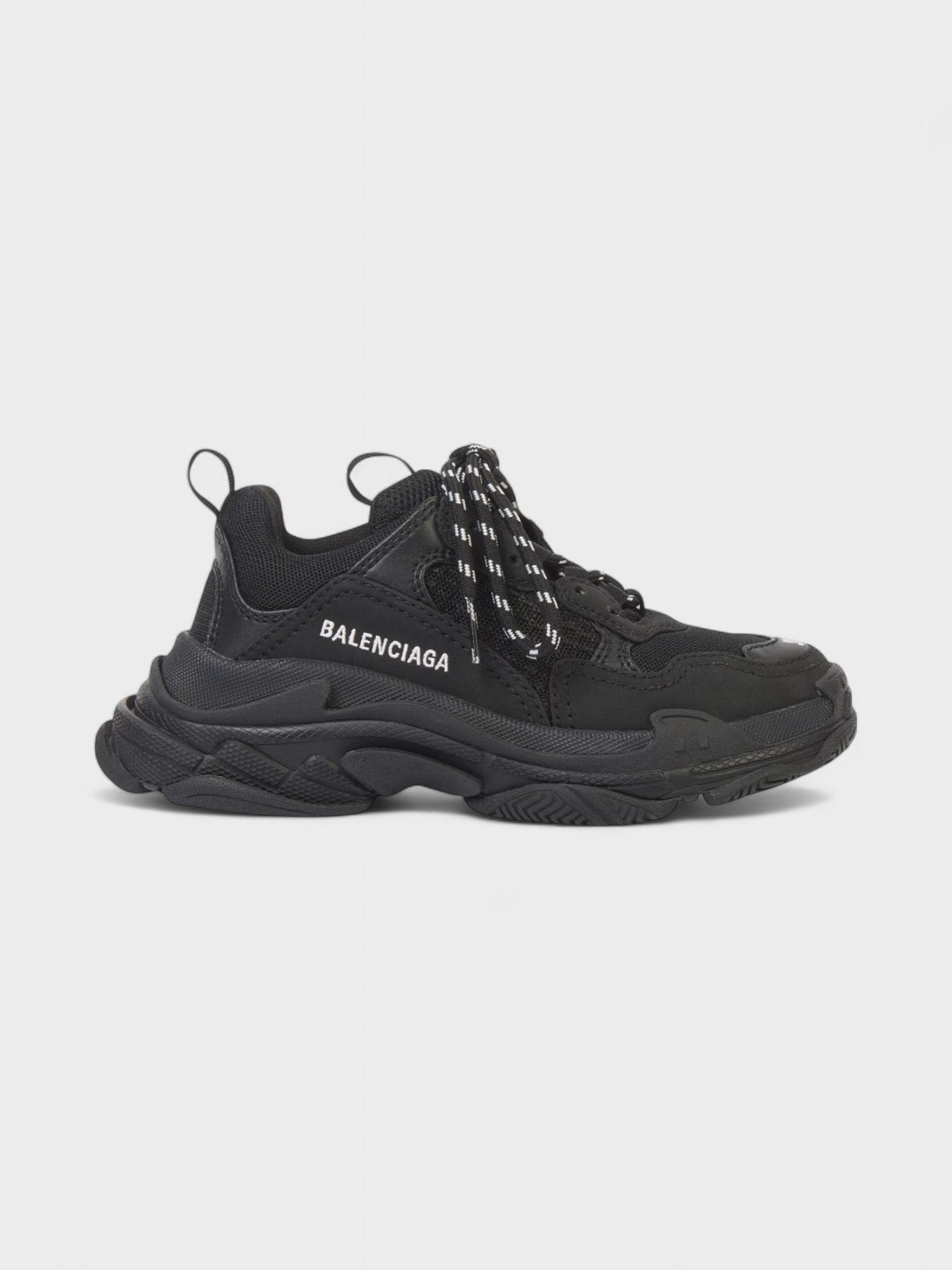 Balenciaga Kids Triple S Trainers Black - Supplied FashionBalenciaga