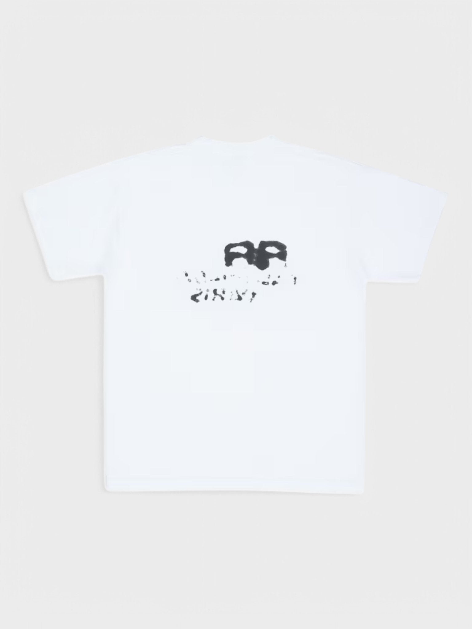 Balenciaga Men's Hand Drawn BB Icon Medium Fit Vintage T-Shirt White/Black - Supplied FashionBalenciaga