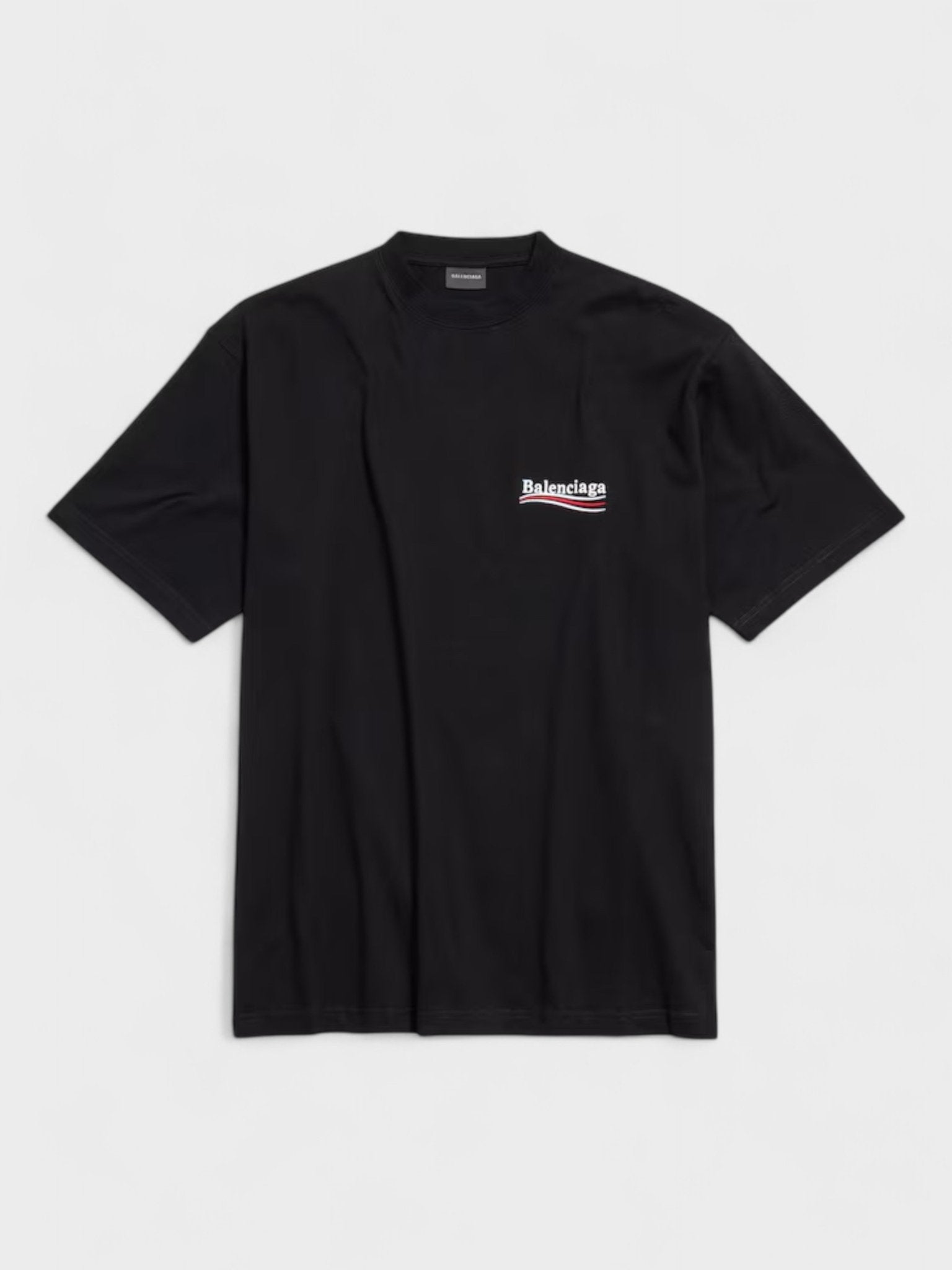 Balenciaga Political Campaign Large Fit T-shirt Black - Supplied FashionBalenciaga