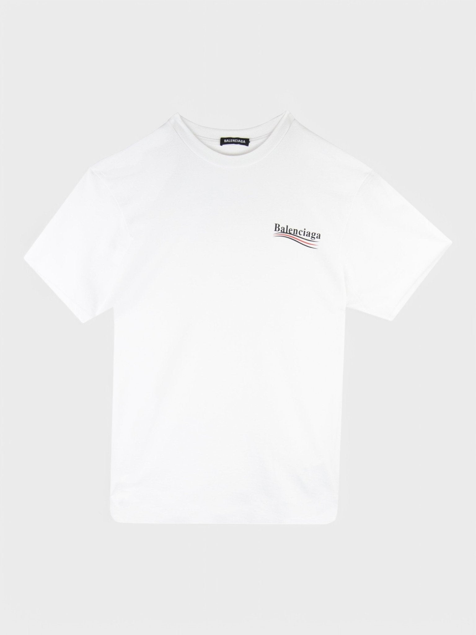 Balenciaga Political Campaign Large Fit T-shirt White - Supplied FashionBalenciaga