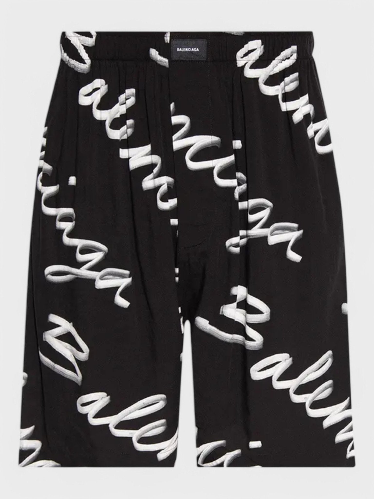 Balenciaga Pyjama Shorts 'Black/White' - Supplied FashionBalenciaga