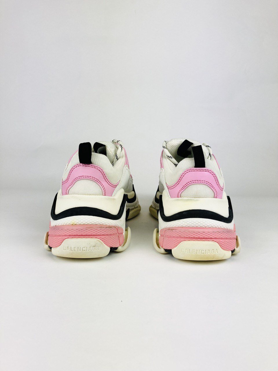 Balenciaga Triple S Pink White UK4 - Supplied LuxuryBalenciaga