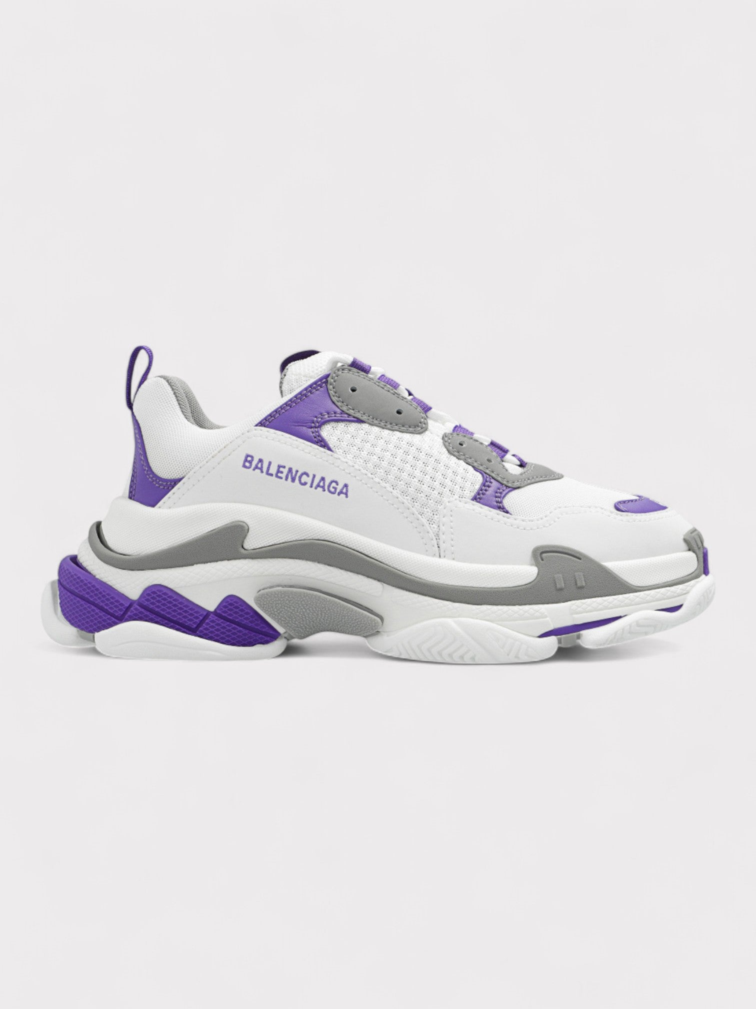 Balenciaga Triple S Wmns White Purple - Supplied FashionBalenciaga
