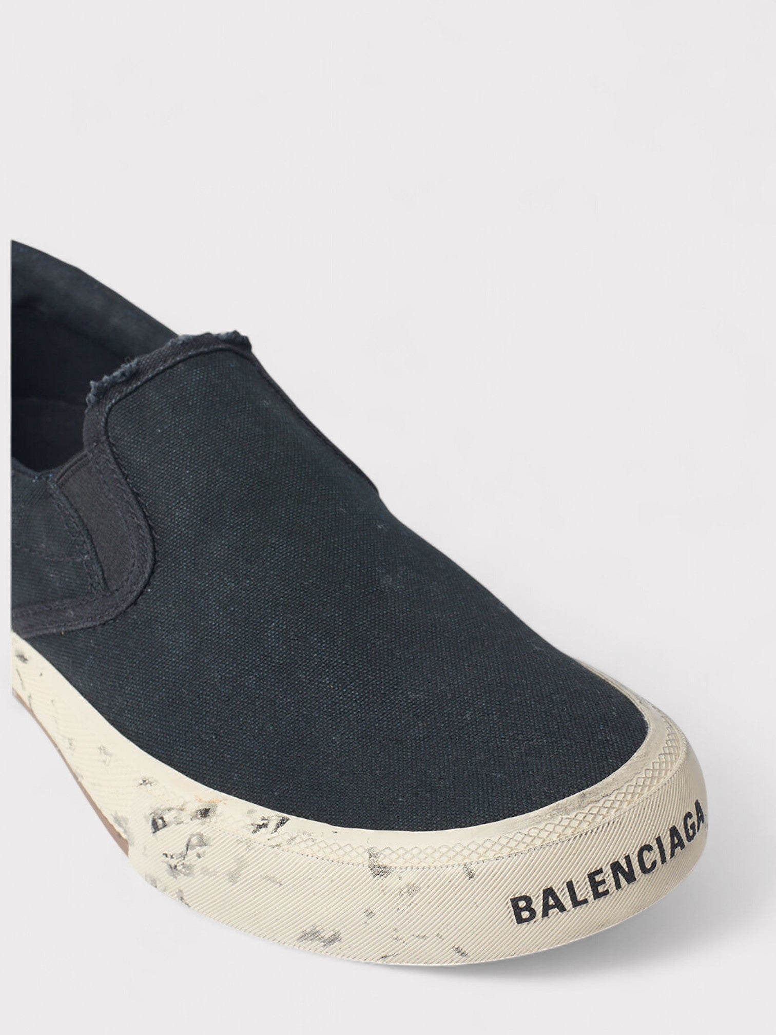 Balenciaga Wmns Paris Slip On Low Black - Supplied FashionBalenciaga