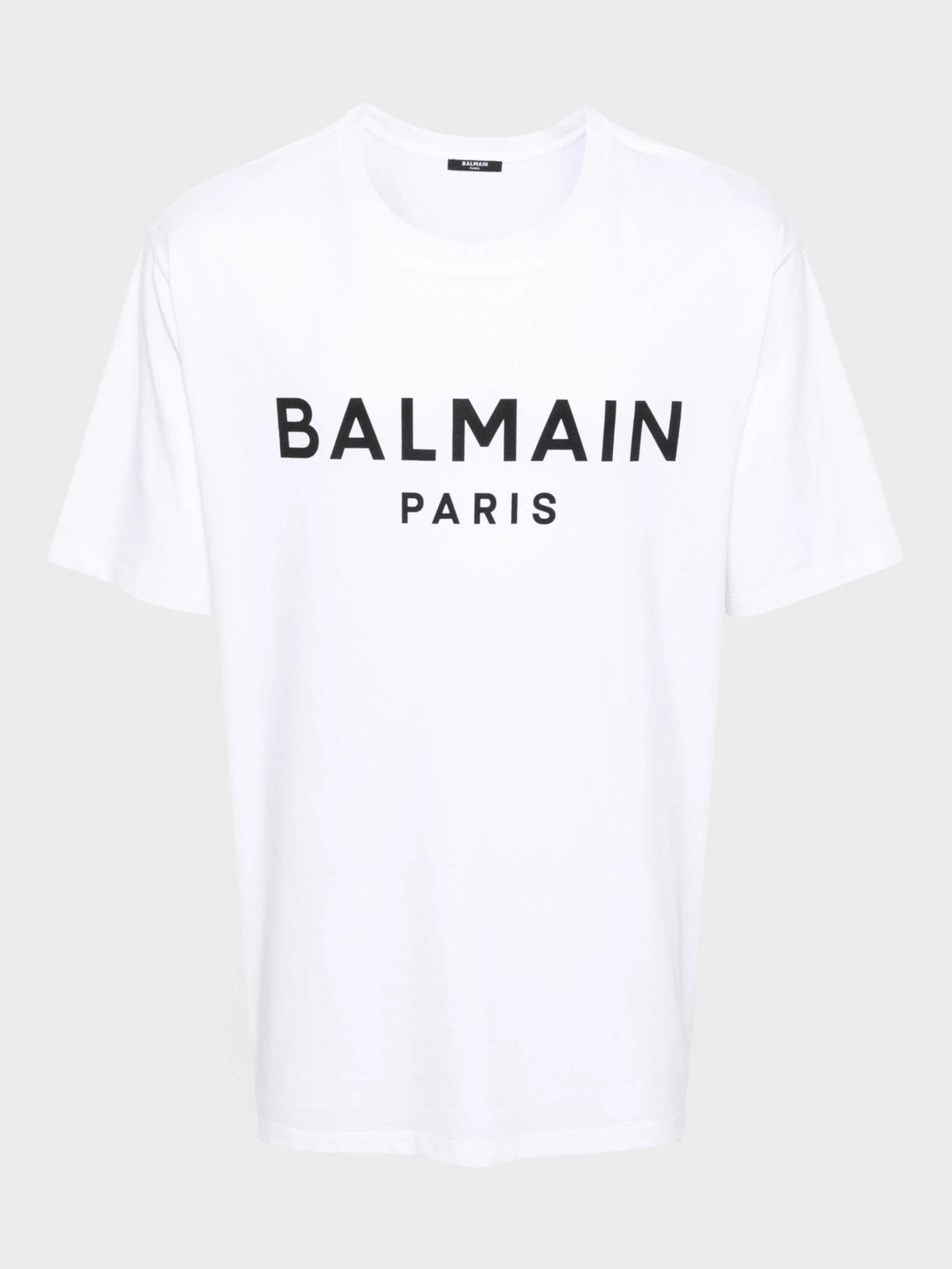 Balmain Logo Print Cotton T-shirt - Supplied FashionBalmain