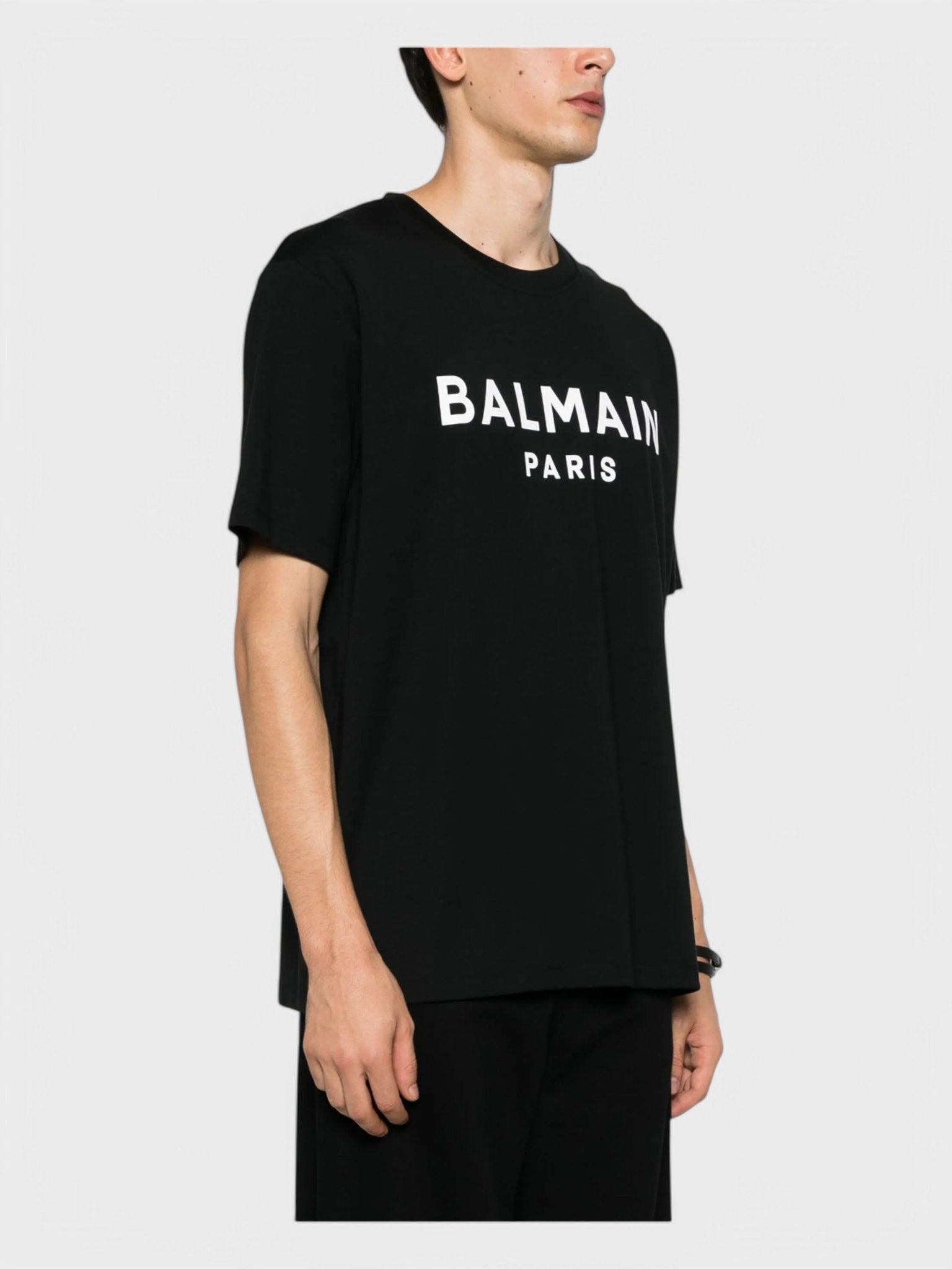 Balmain Logo Print Cotton T-shirt - Supplied FashionBalmain