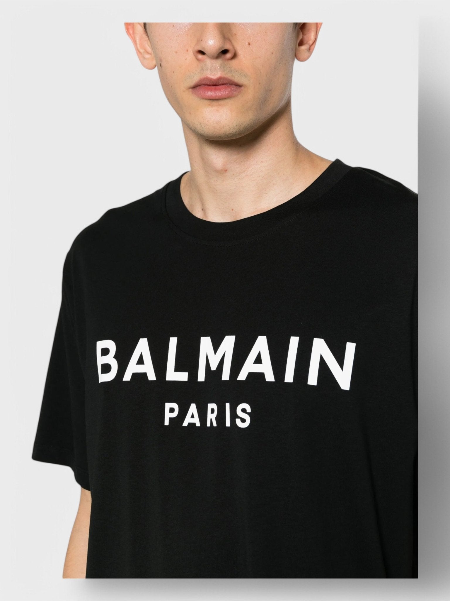 Balmain Logo Print Cotton T-shirt - Supplied FashionBalmain