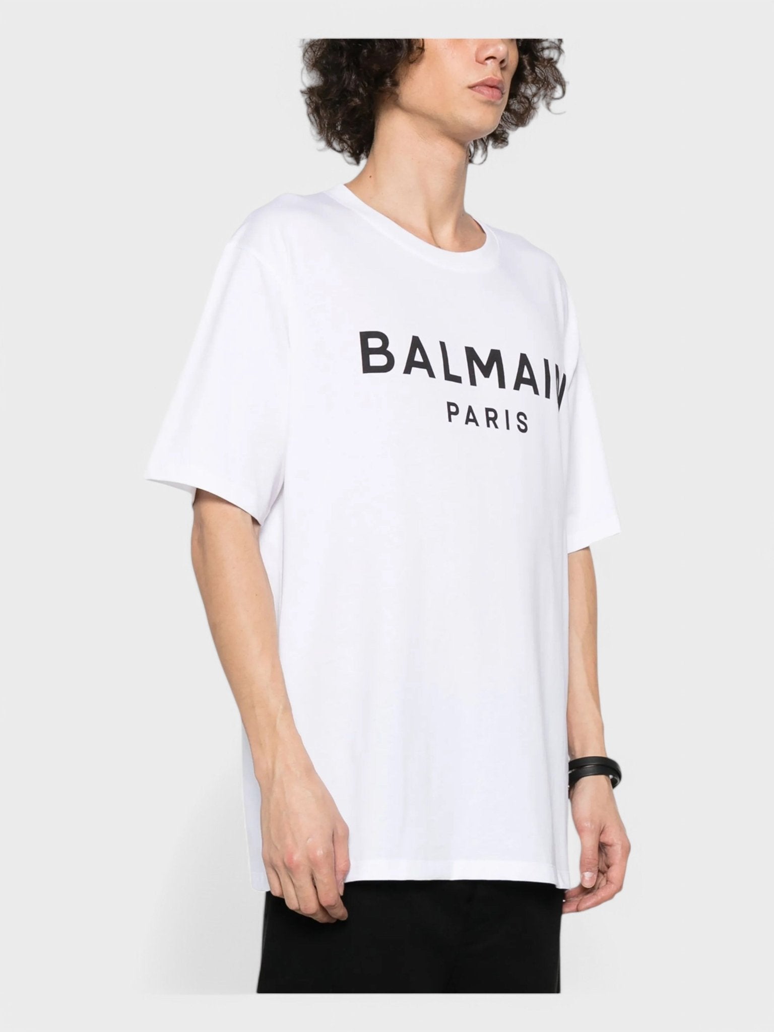 Balmain Logo Print Cotton T-shirt - Supplied FashionBalmain