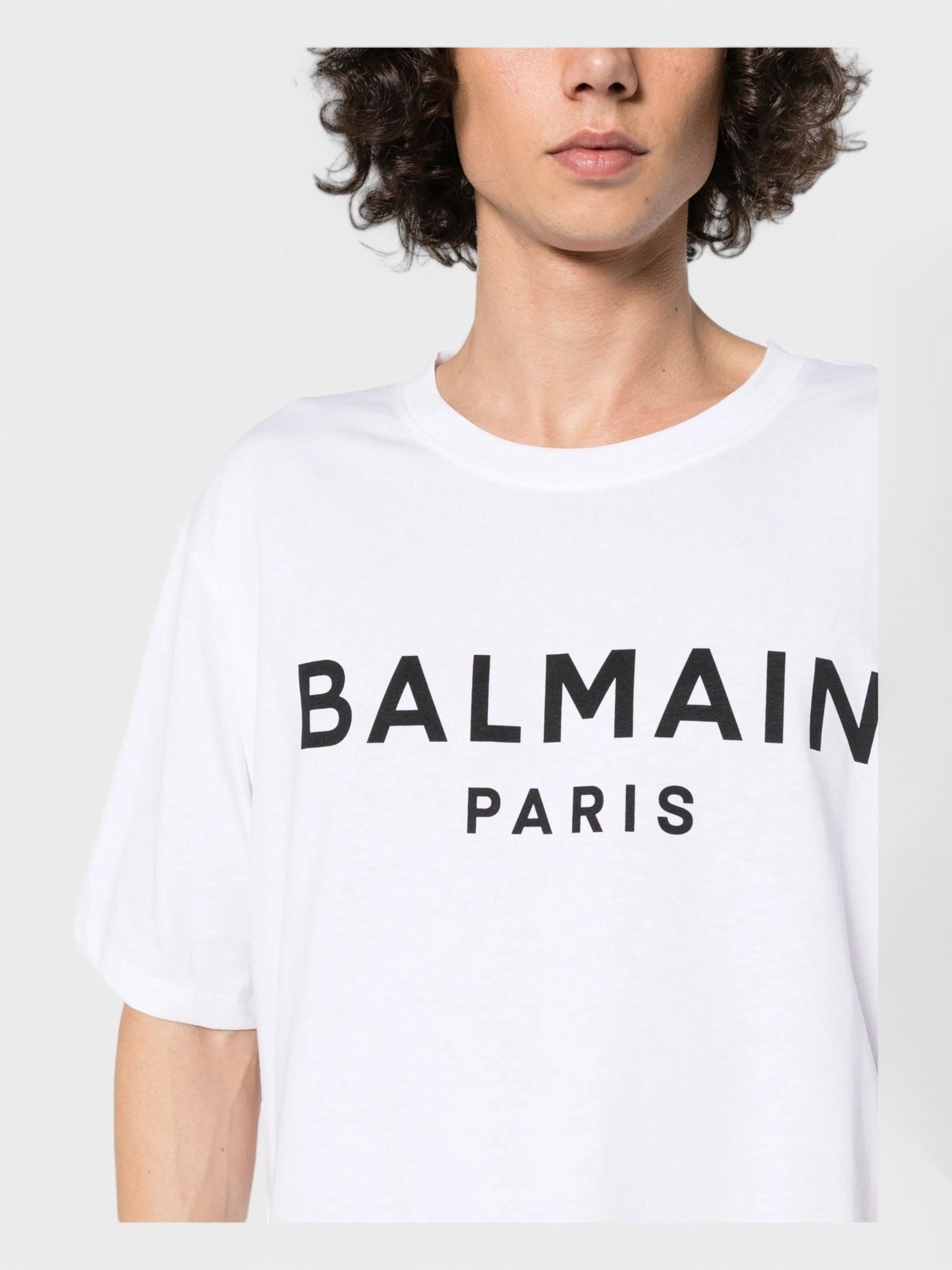 Balmain Logo Print Cotton T-shirt - Supplied FashionBalmain