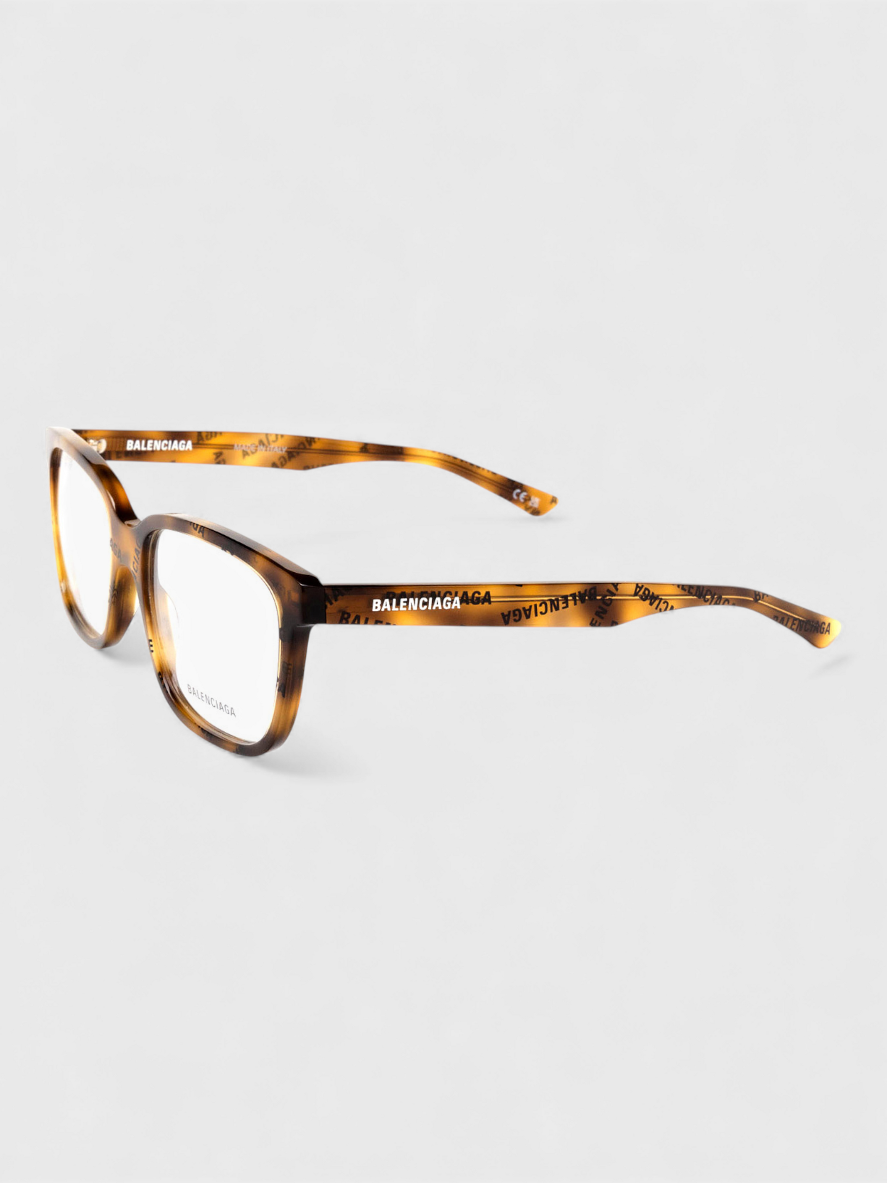 Balenciaga Everyday Eyeglass Frames Black Havana