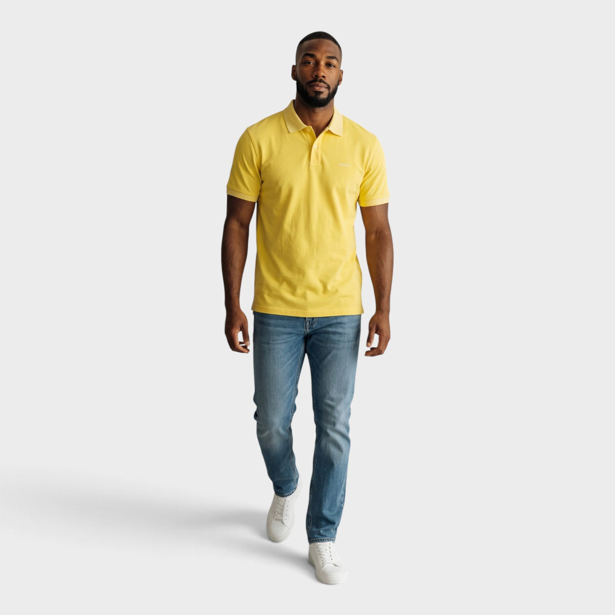 Logo Polo Shirt Banana Yellow