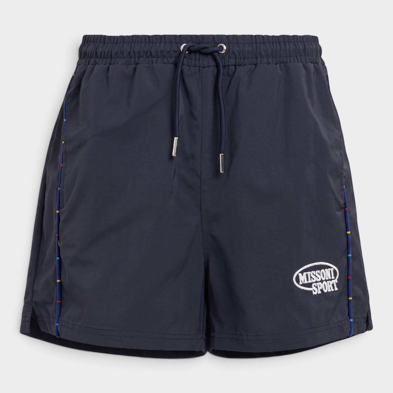 Embroidered Logo Shorts Blue