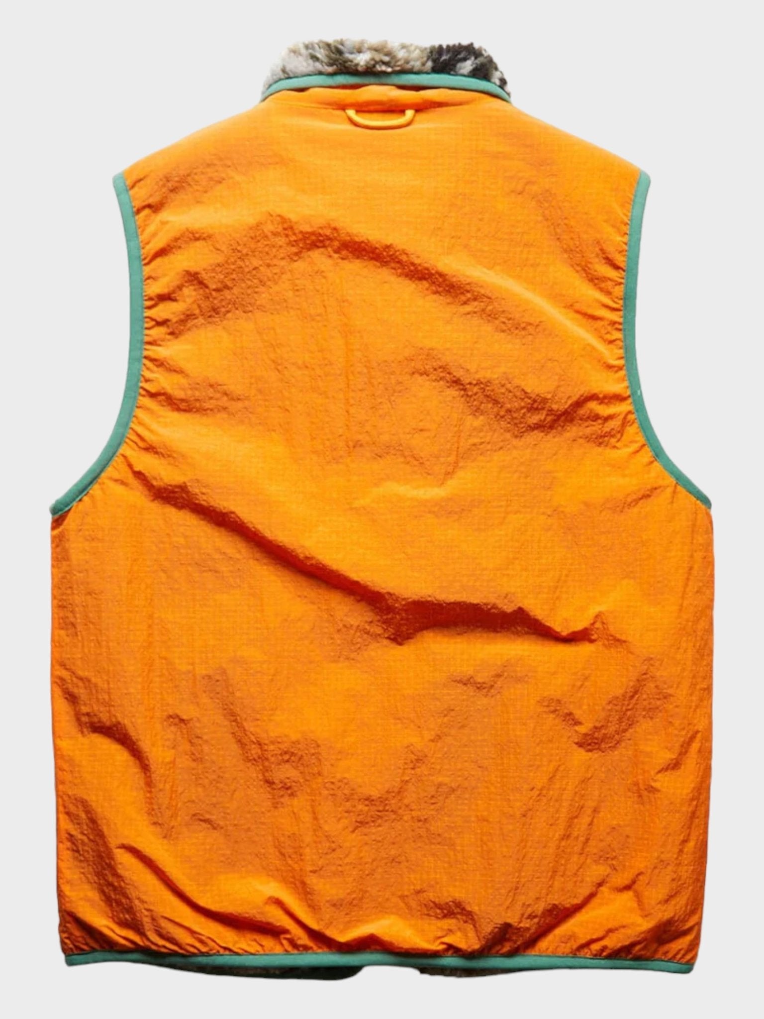 Bodega Reversible Vest Orange Khaki Grey - Supplied FashionBodega