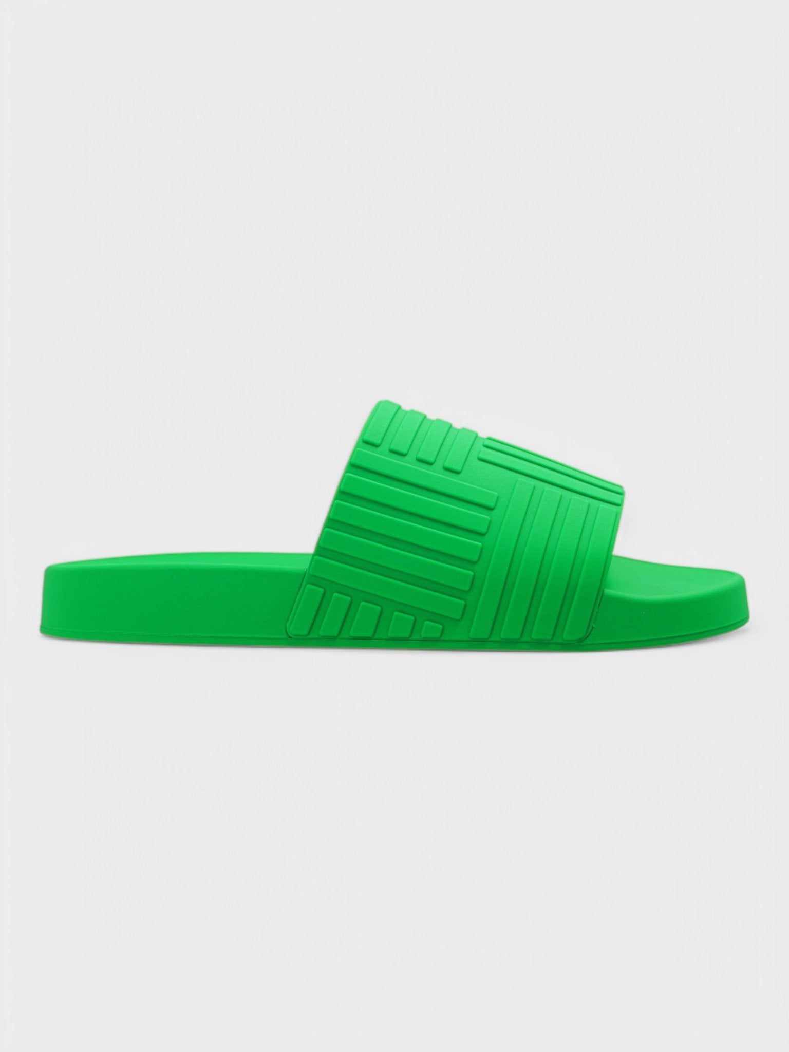 Bottega Veneta Rubber Carpet Slides Parakeet - Supplied FashionBottega Veneta