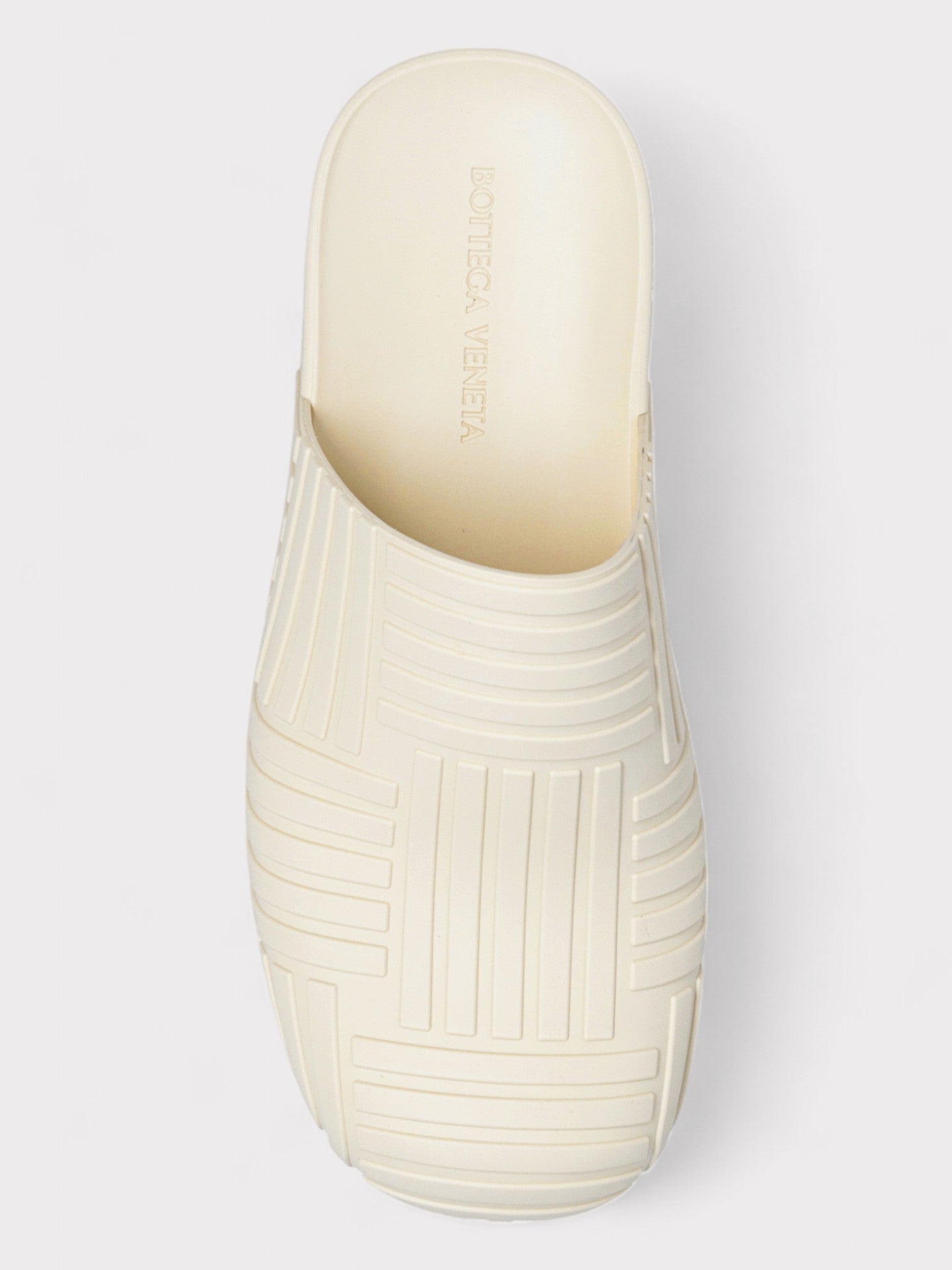 Bottega Veneta Rubber Clog Slide 'Sea Salt' - Supplied FashionBottega Veneta