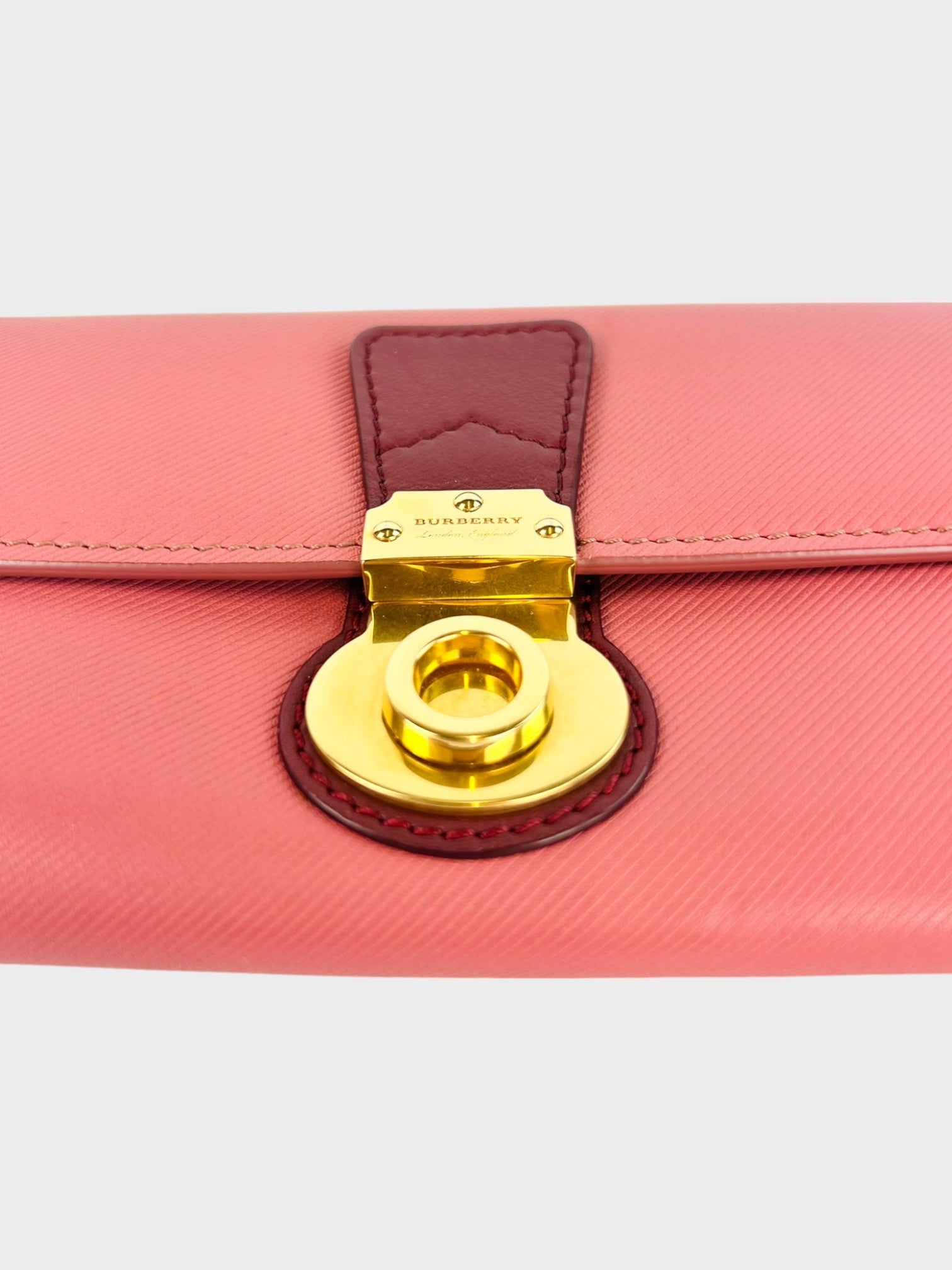 Burberry Hamilton Long Wallet Pink - Supplied LuxuryBurberry