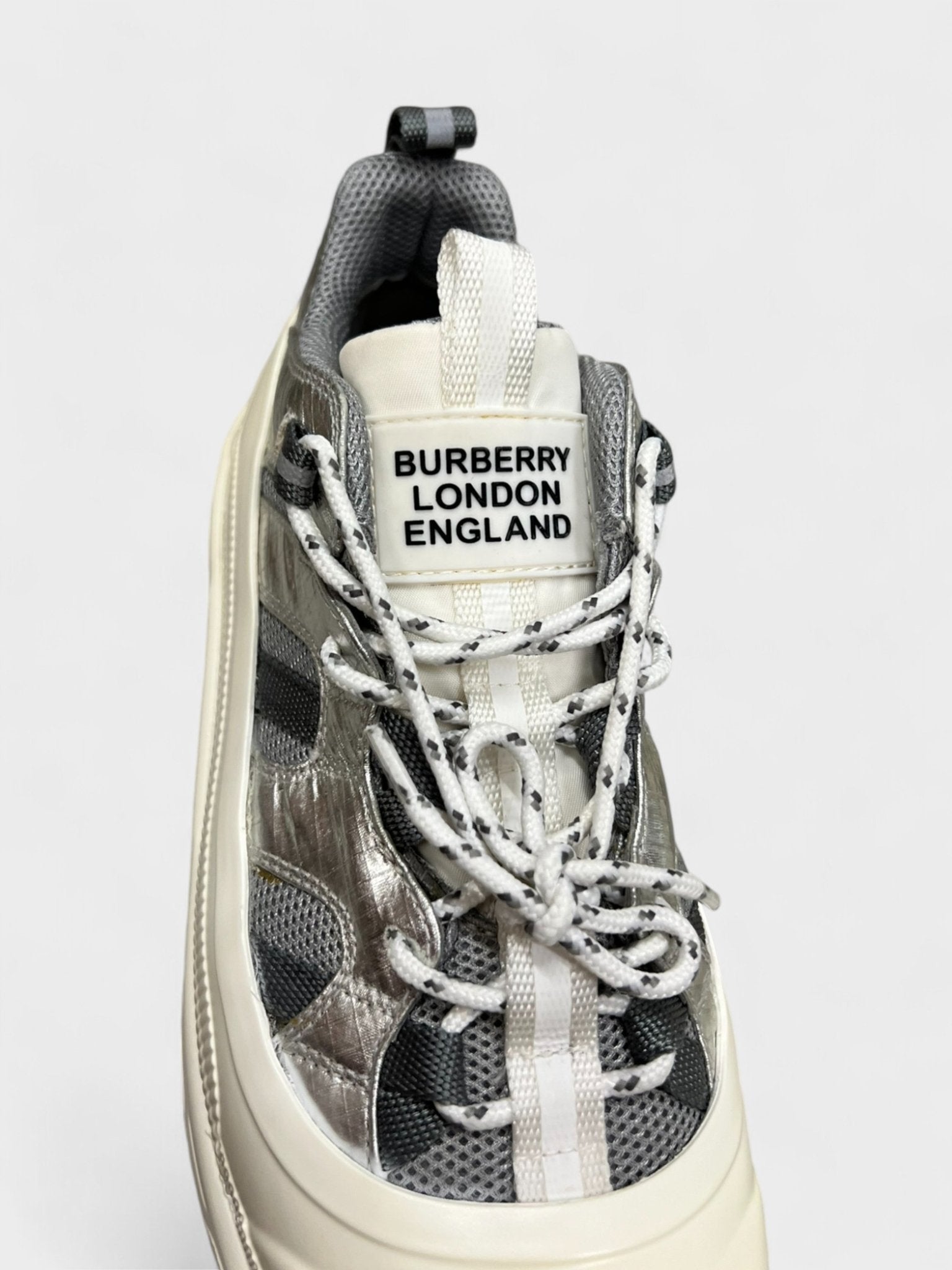 Burberry Low Top Sneakers White Silver - Supplied FashionAdidas