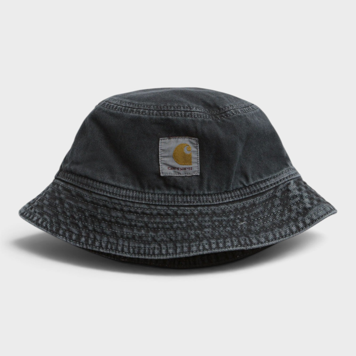 WIP Garrison Bucket Hat Stone Dyed Black