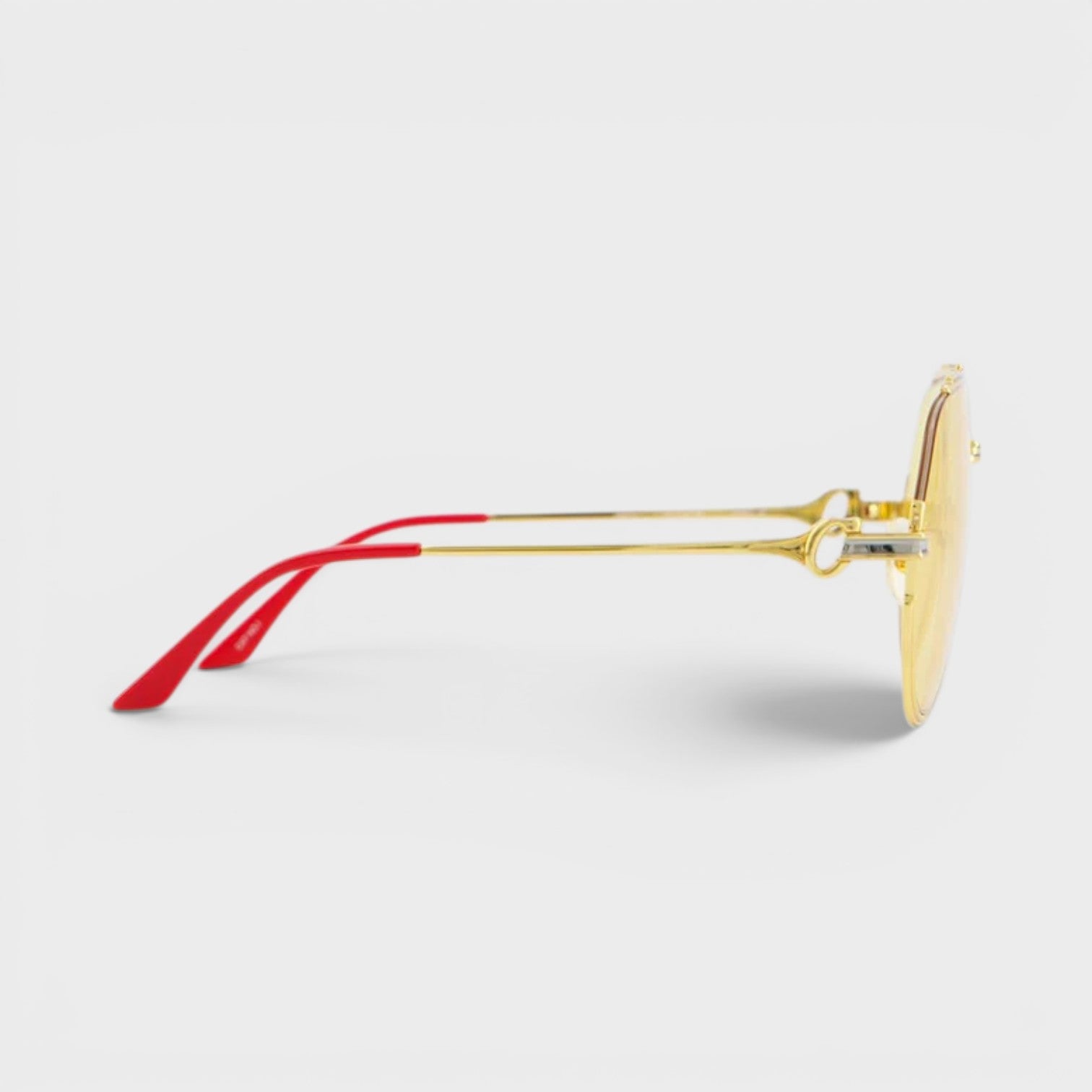 Stainless Steel Aviator Gold Silver Red Canary