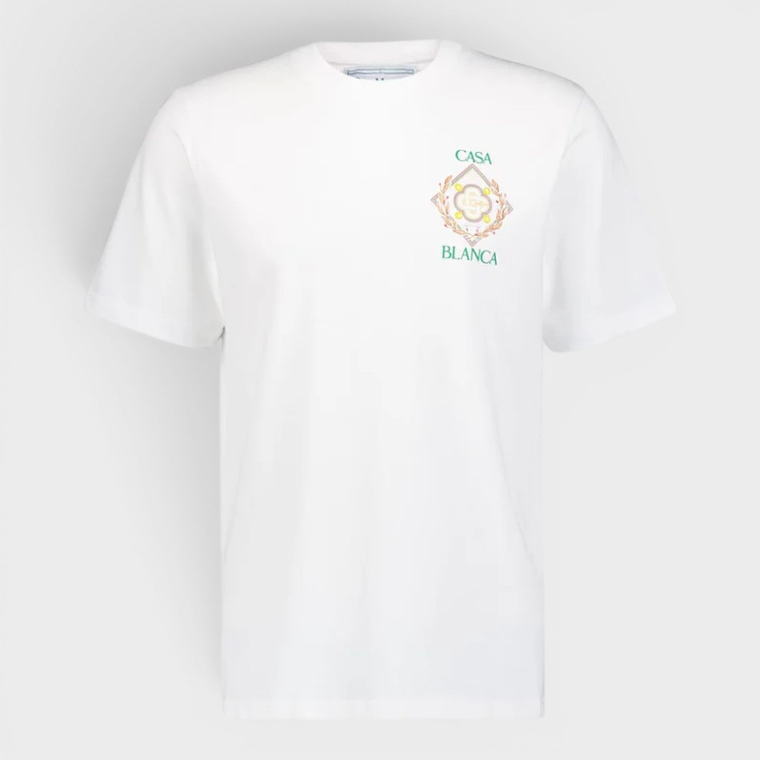 Championship Diamond Printed T-Shirt White