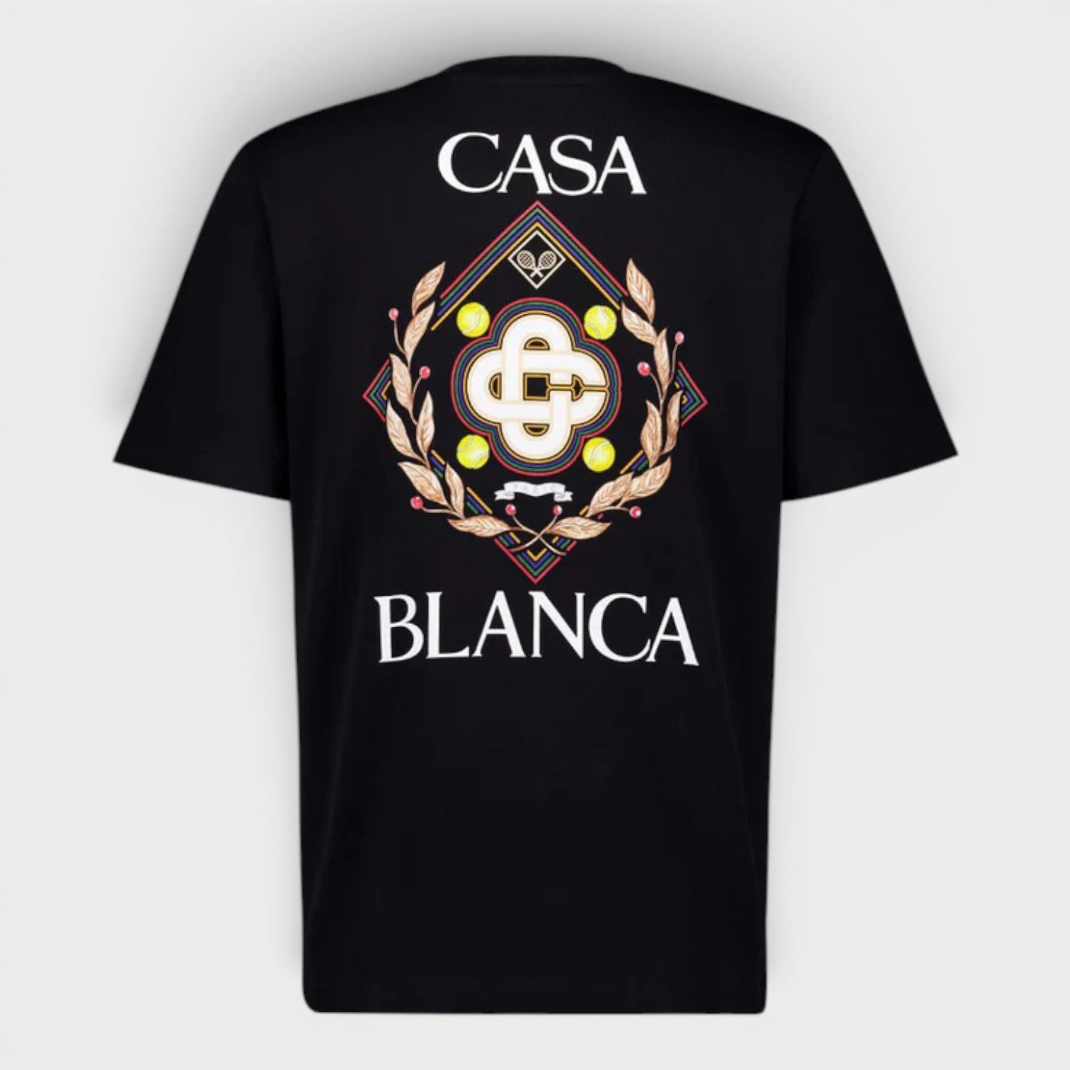 Championship Diamond Printed T-Shirt Black