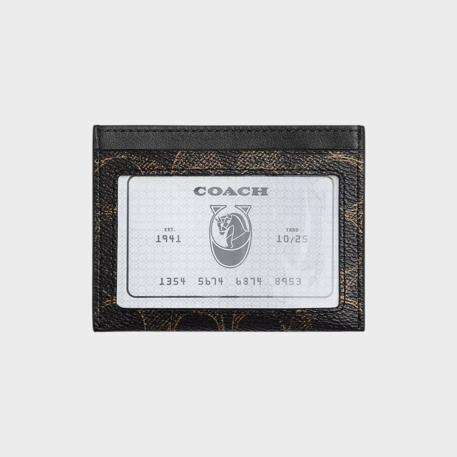 Slim Id Card Case In Loved Signature Canvas