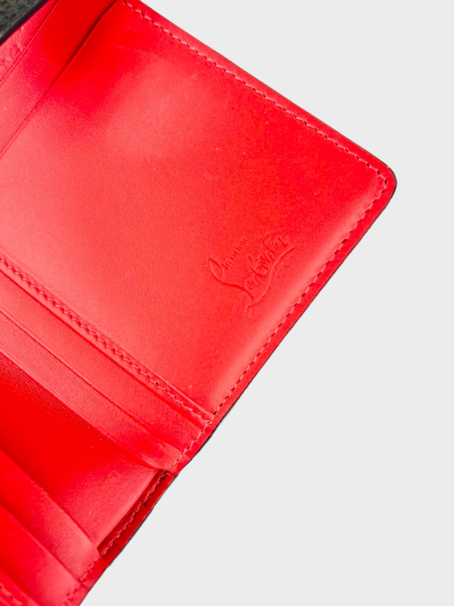 Christian Louboutin Paloma Wallet Black / Red - Supplied LuxuryChristian Louboutin